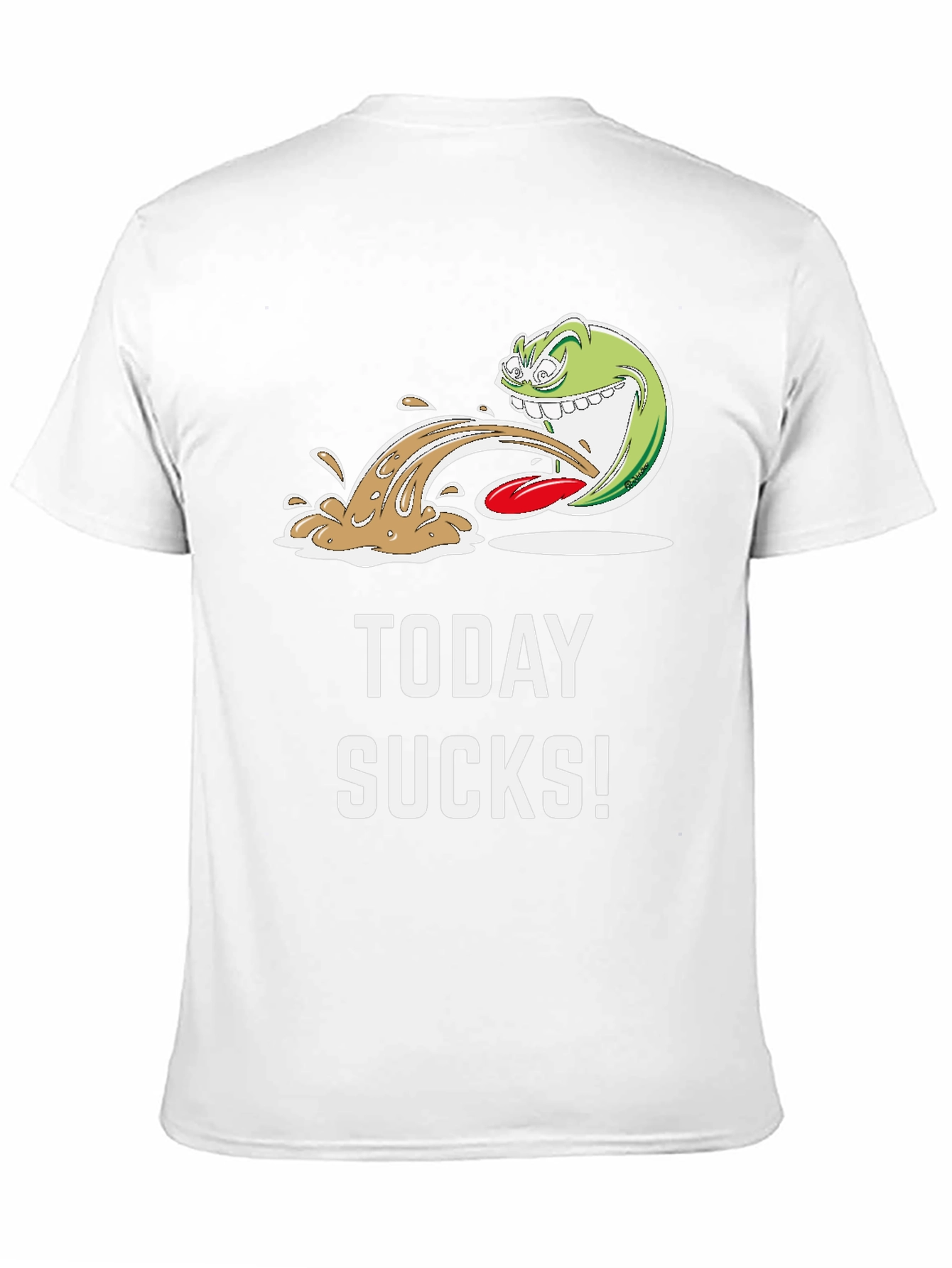 Today Sucks! Graphic T-Shirt - Black Crew Neck