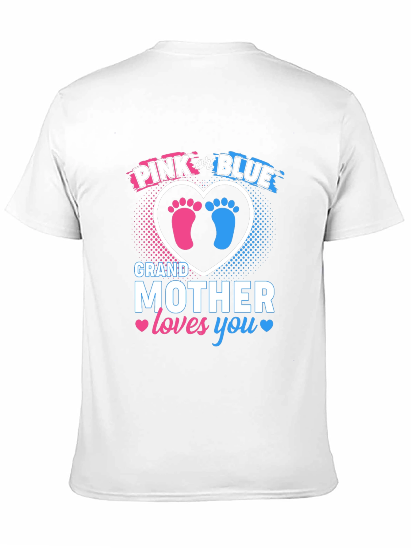 Pink or Blue Grandmother Gender Reveal T-Shirt
