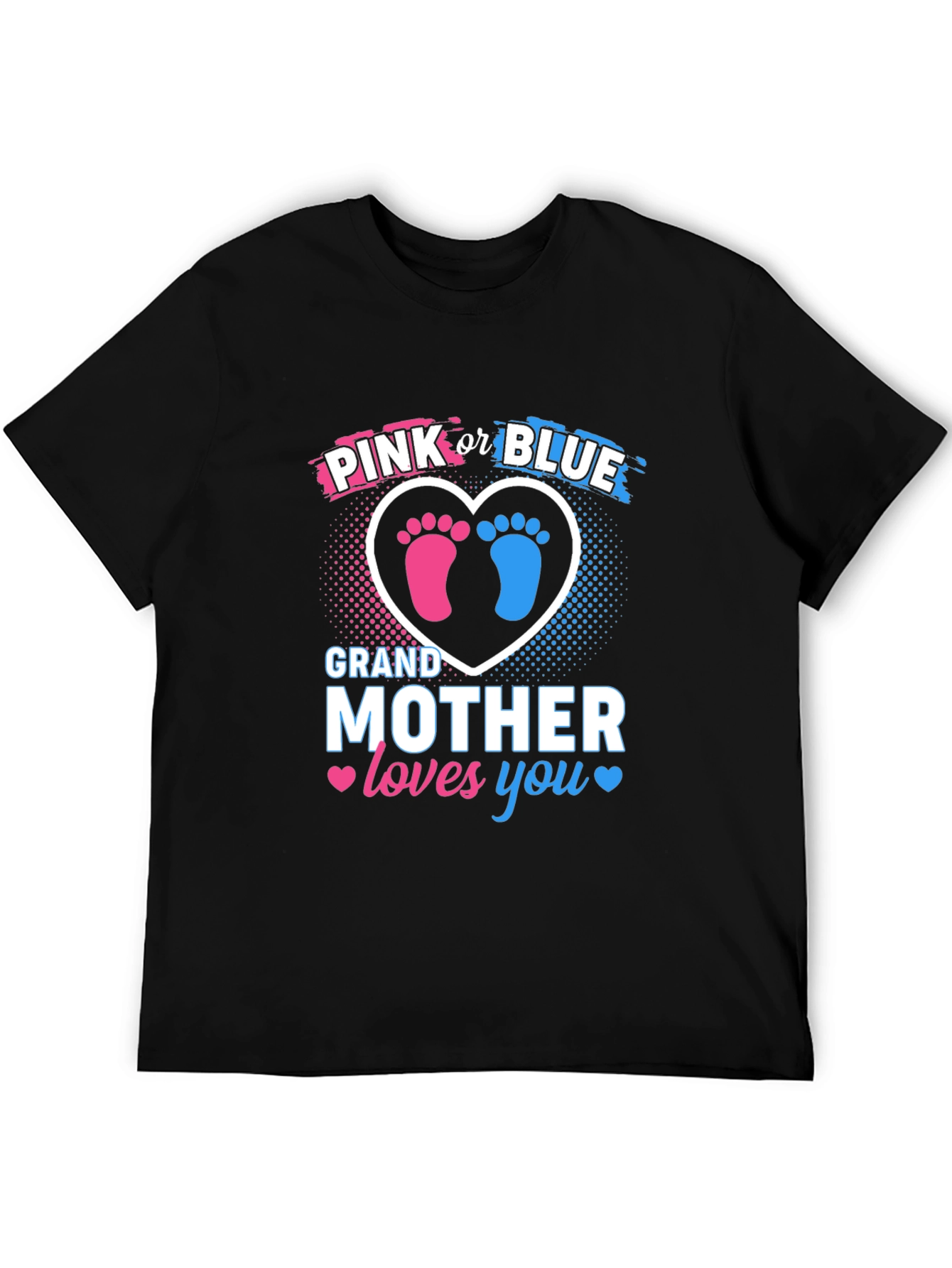 Pink or Blue Grandmother Gender Reveal T-Shirt