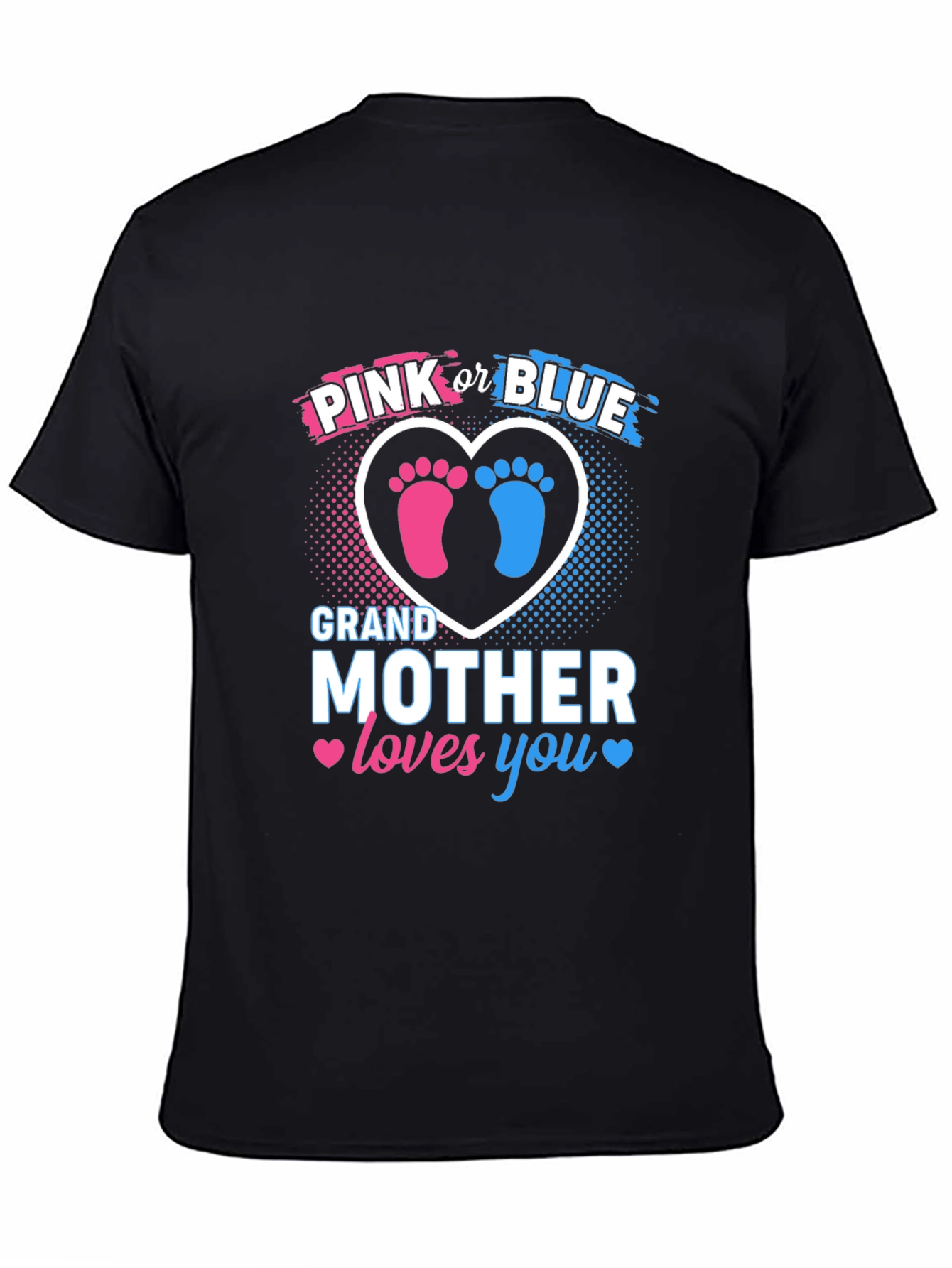 Pink or Blue Grandmother Gender Reveal T-Shirt