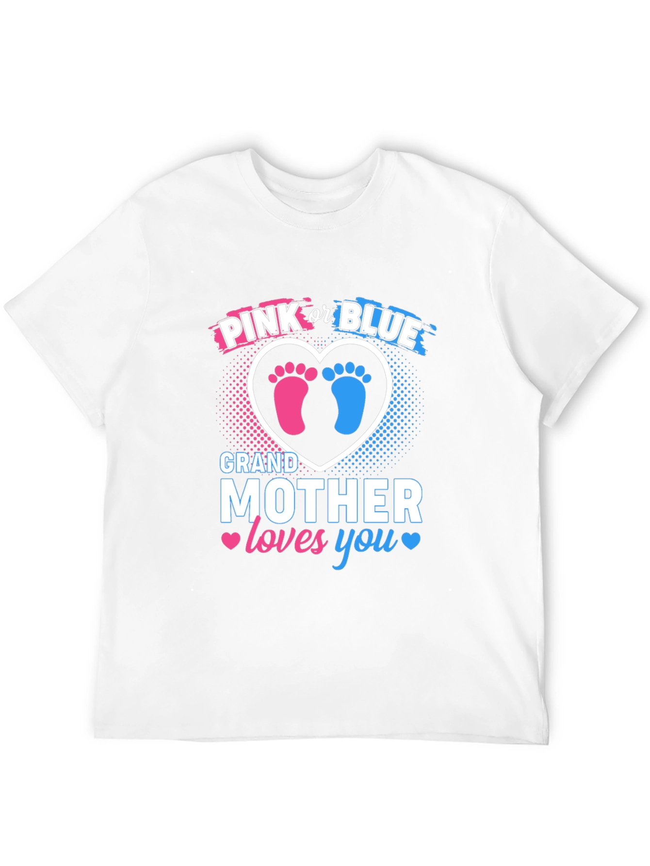 Pink or Blue Grandmother Gender Reveal T-Shirt