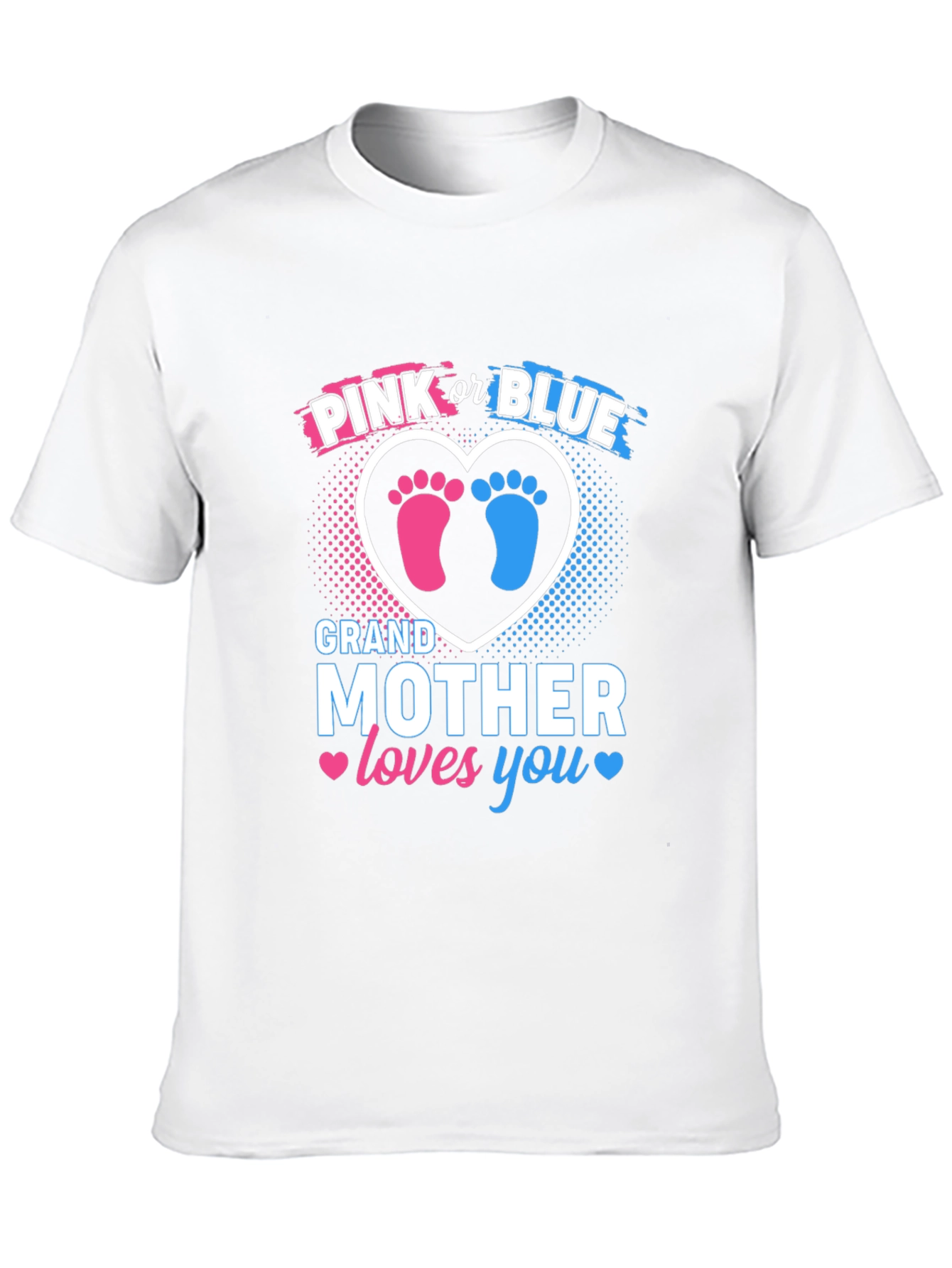 Pink or Blue Grandmother Gender Reveal T-Shirt