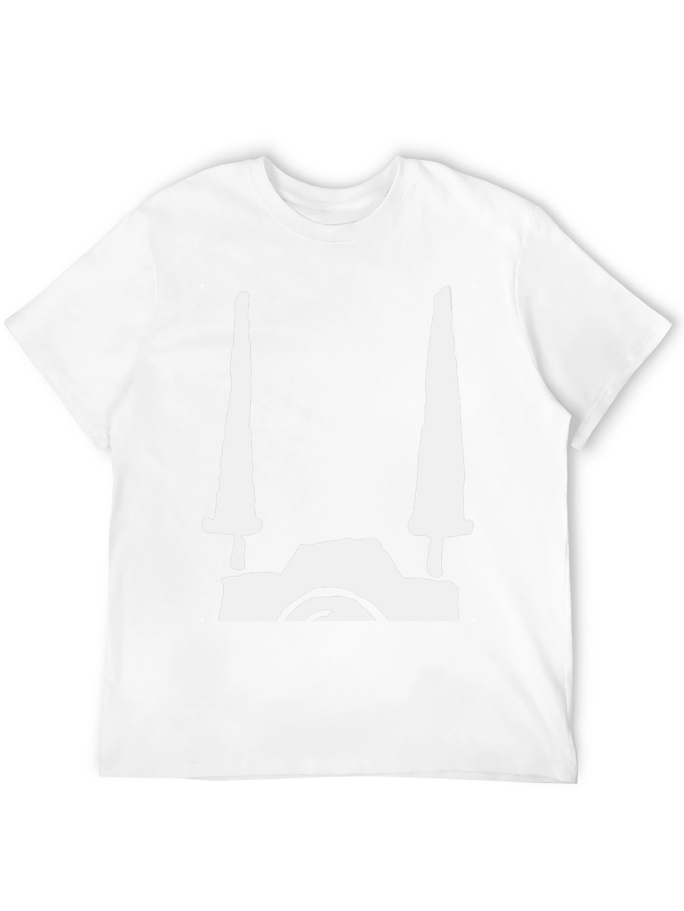 Edgy Swords Graphic Tee - Black Cotton Blend