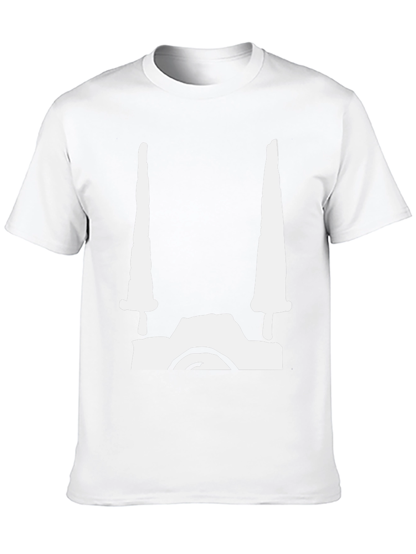 Edgy Swords Graphic Tee - Black Cotton Blend