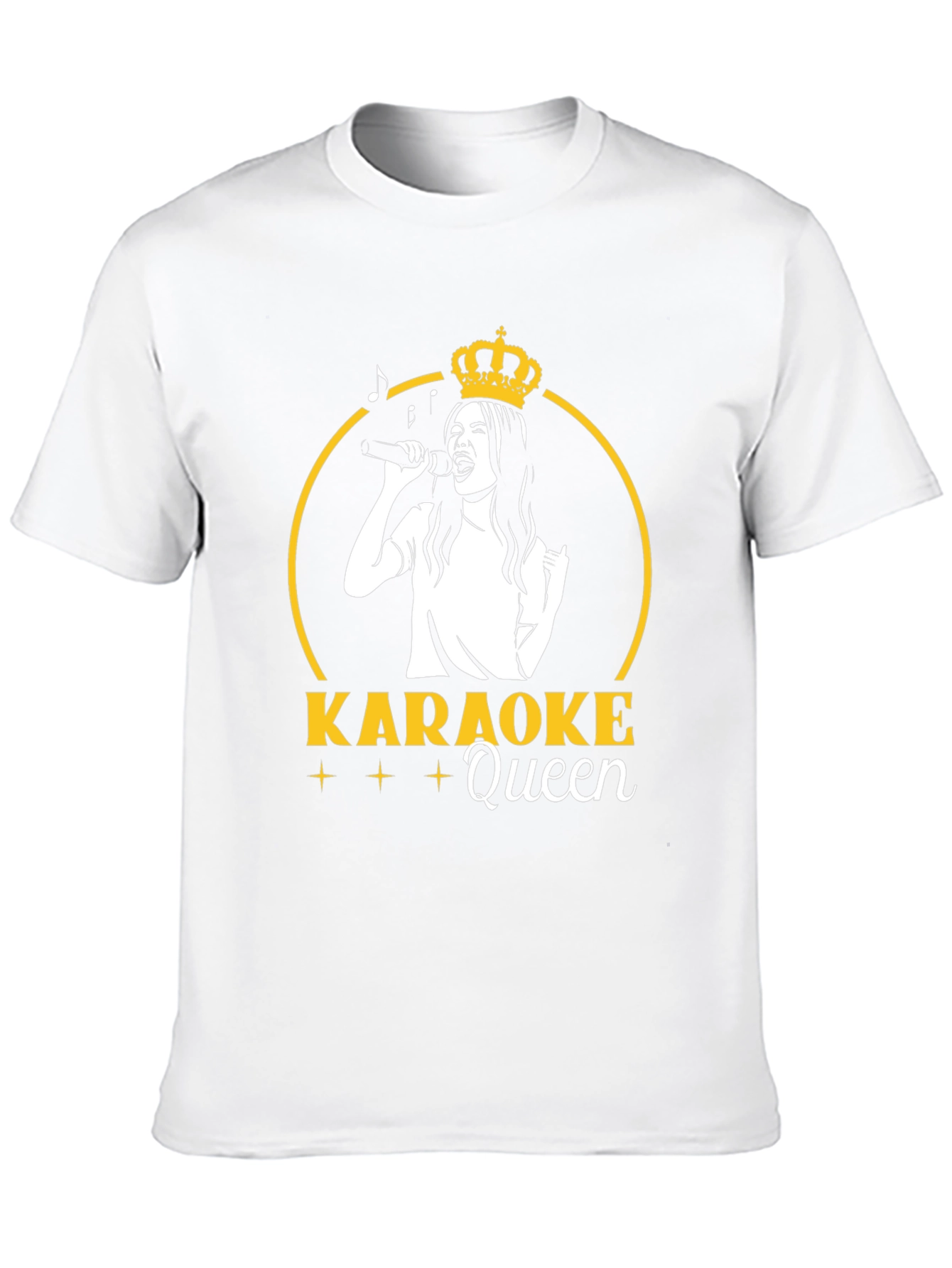 Karaoke Queen Graphic T-Shirt - Black