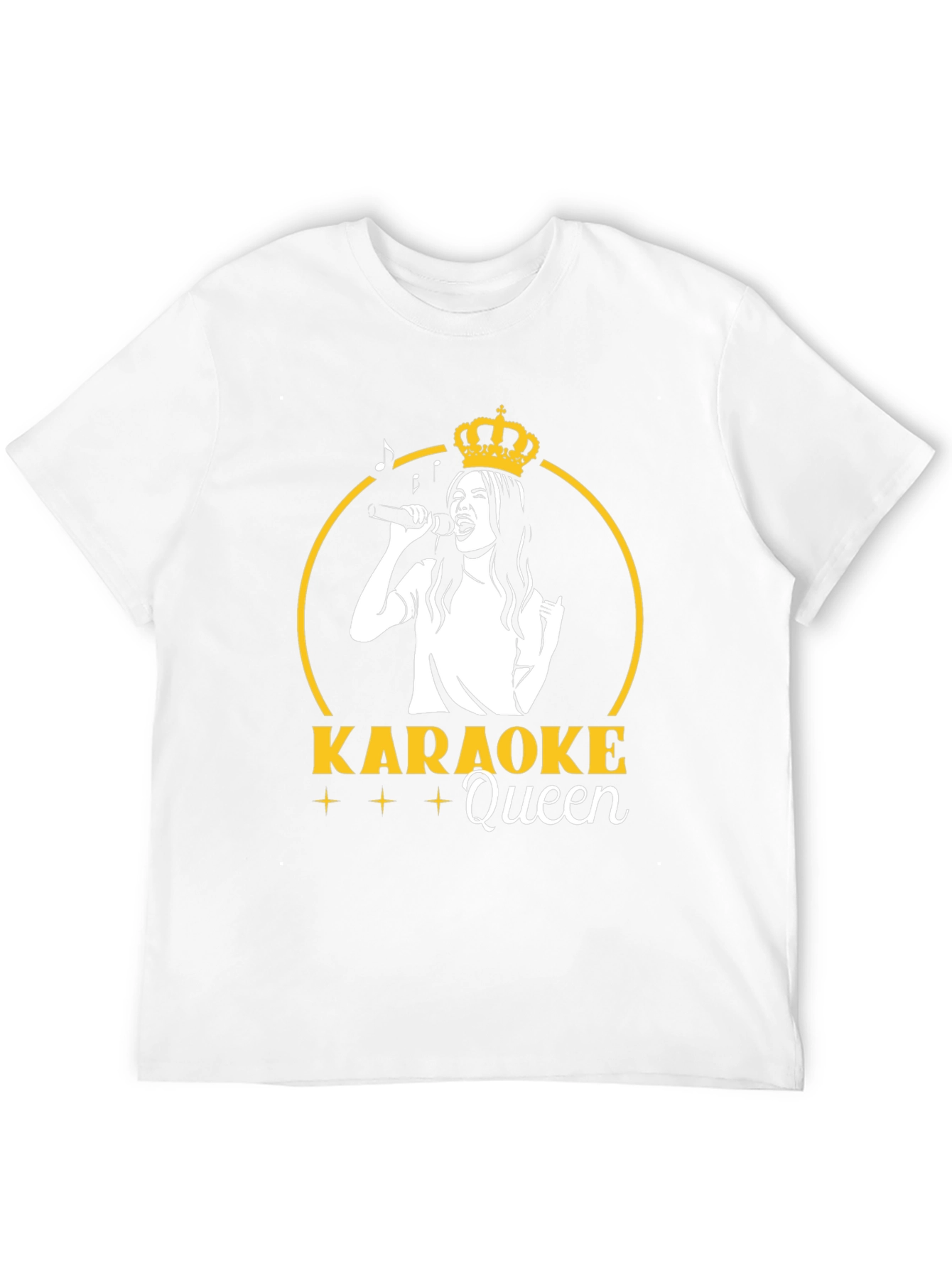 Karaoke Queen Graphic T-Shirt - Black