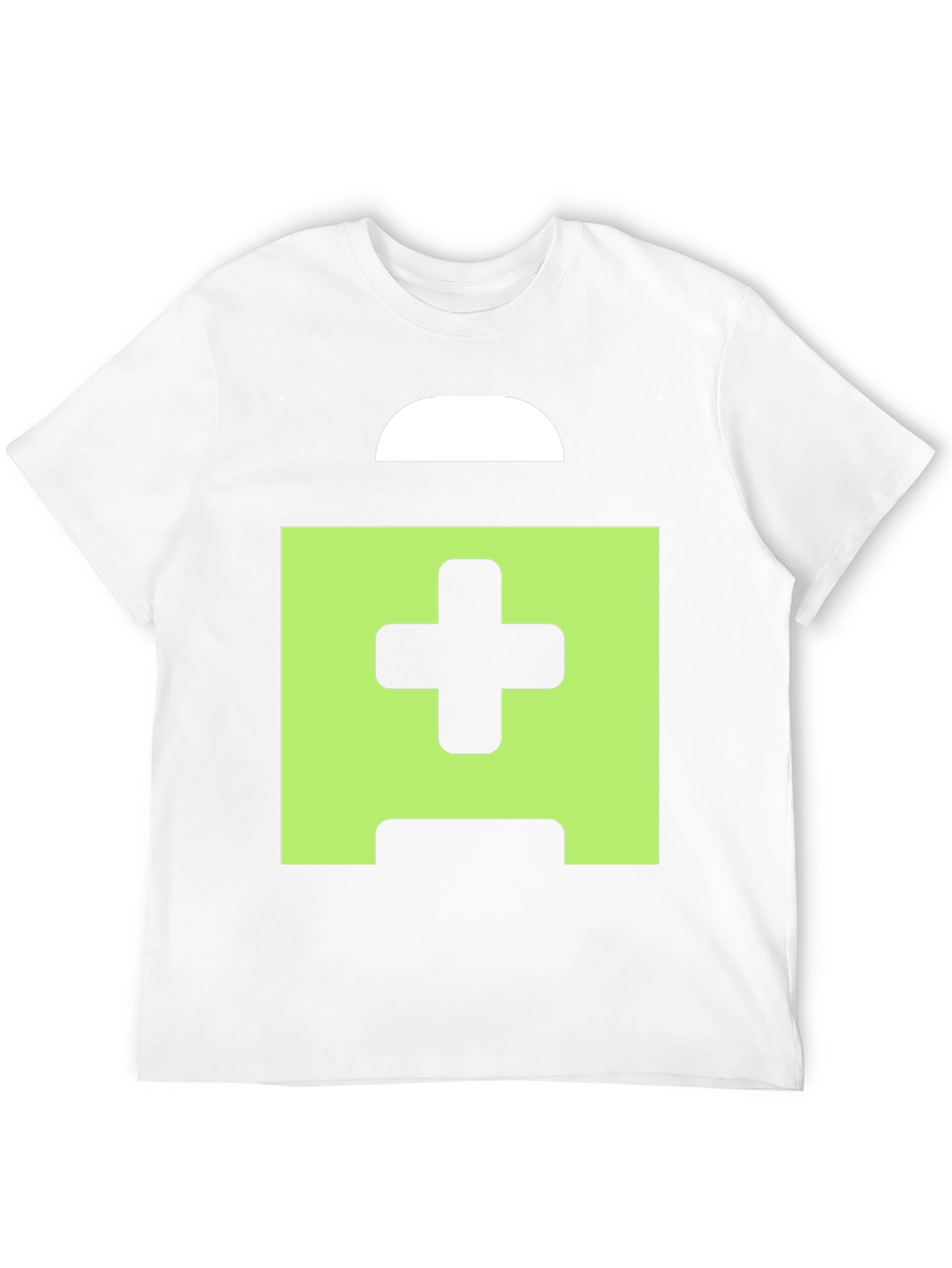 Pixelated Cross Graphic Black Tee Shirt