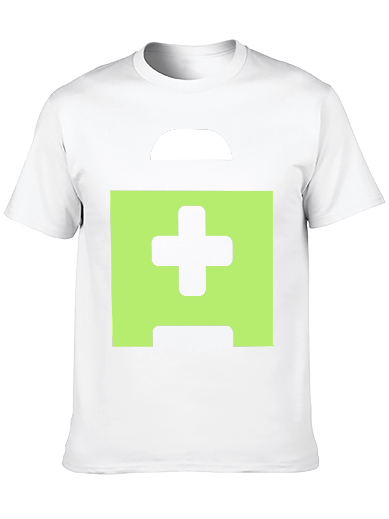 Pixelated Cross Graphic Black Tee Shirt