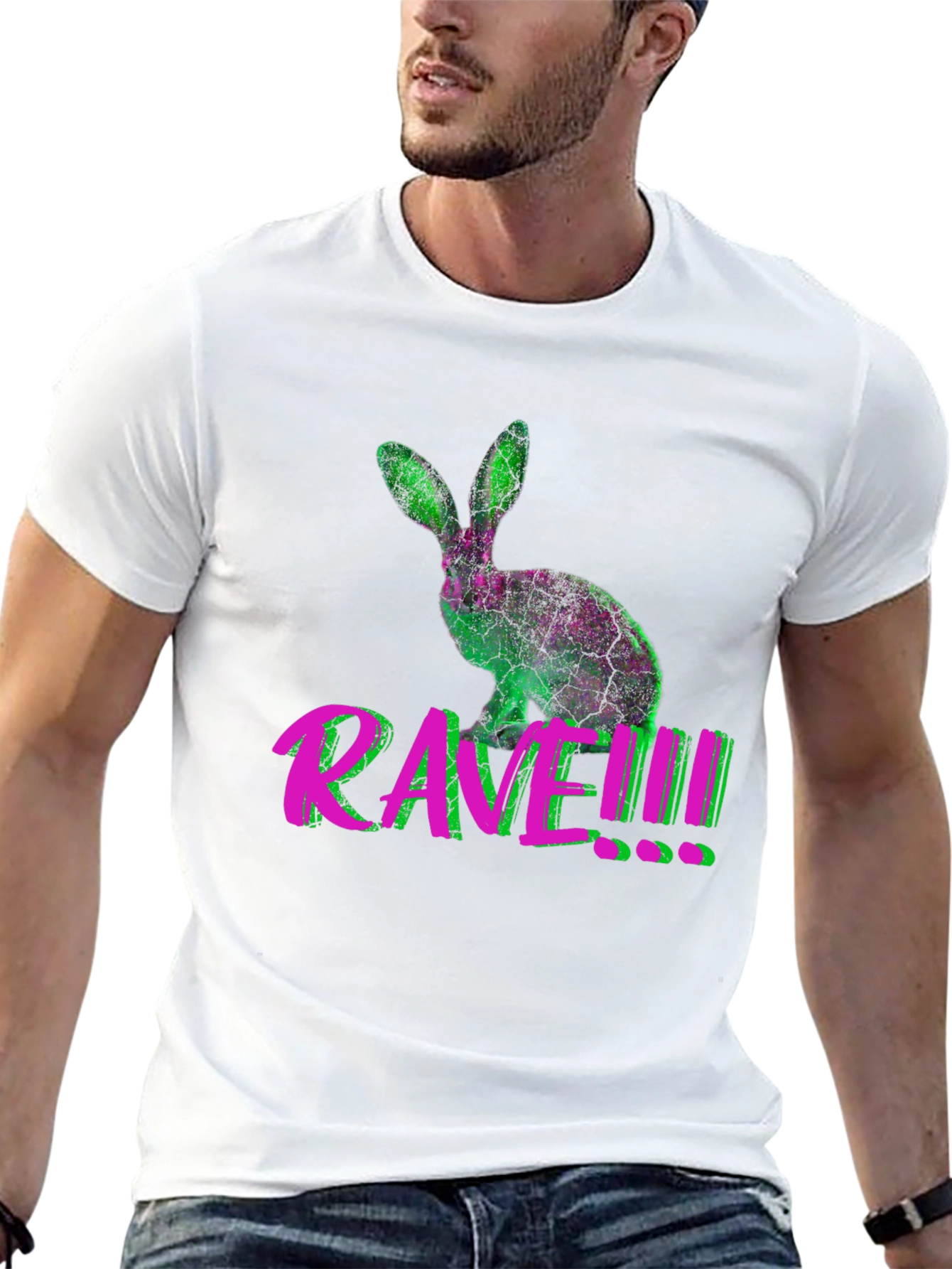 Rave Rabbit Graphic Tee