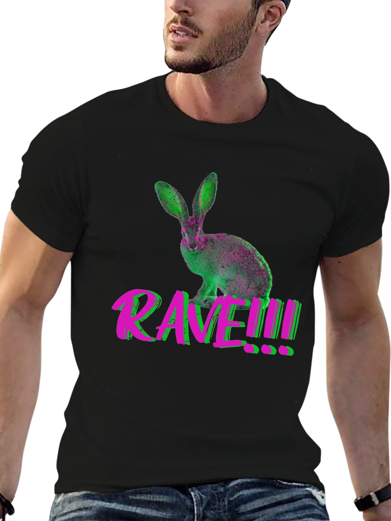 Rave Rabbit Graphic Tee