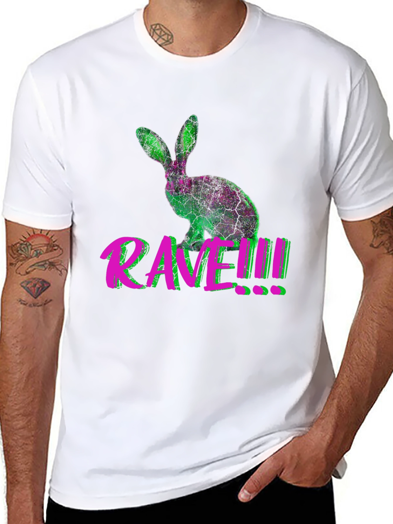 Rave Rabbit Graphic Tee