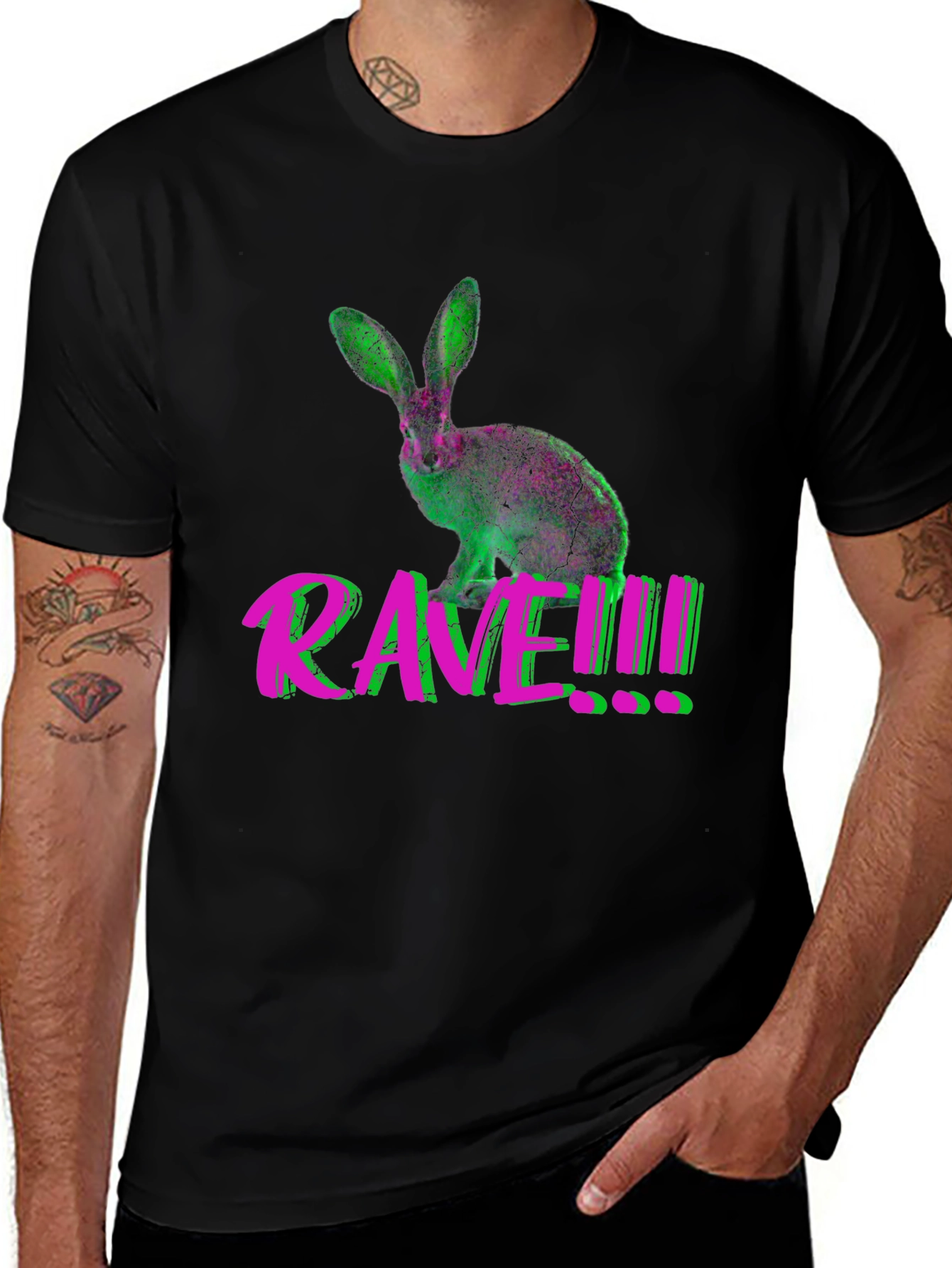 Rave Rabbit Graphic Tee