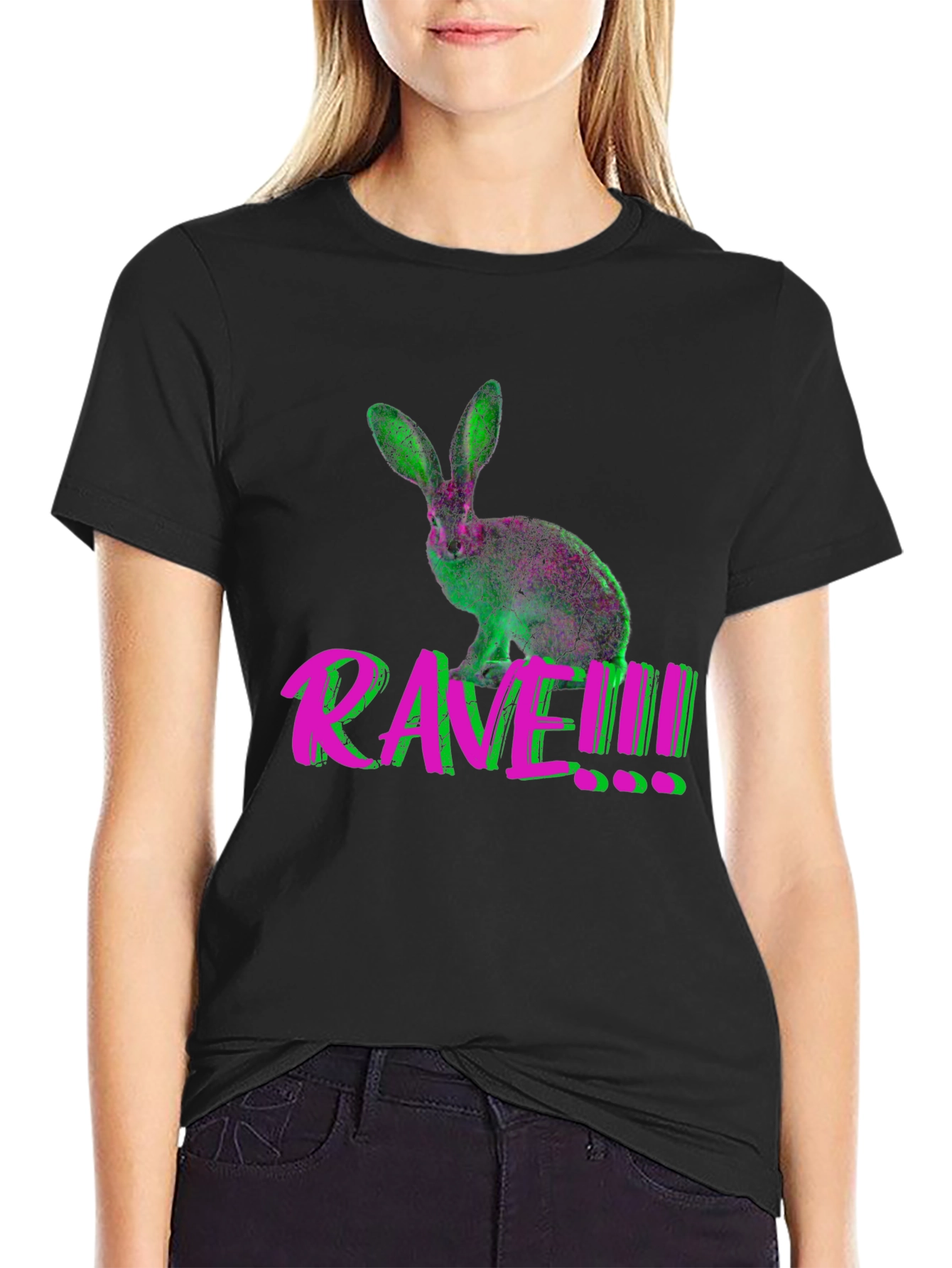 Rave Rabbit Graphic Tee