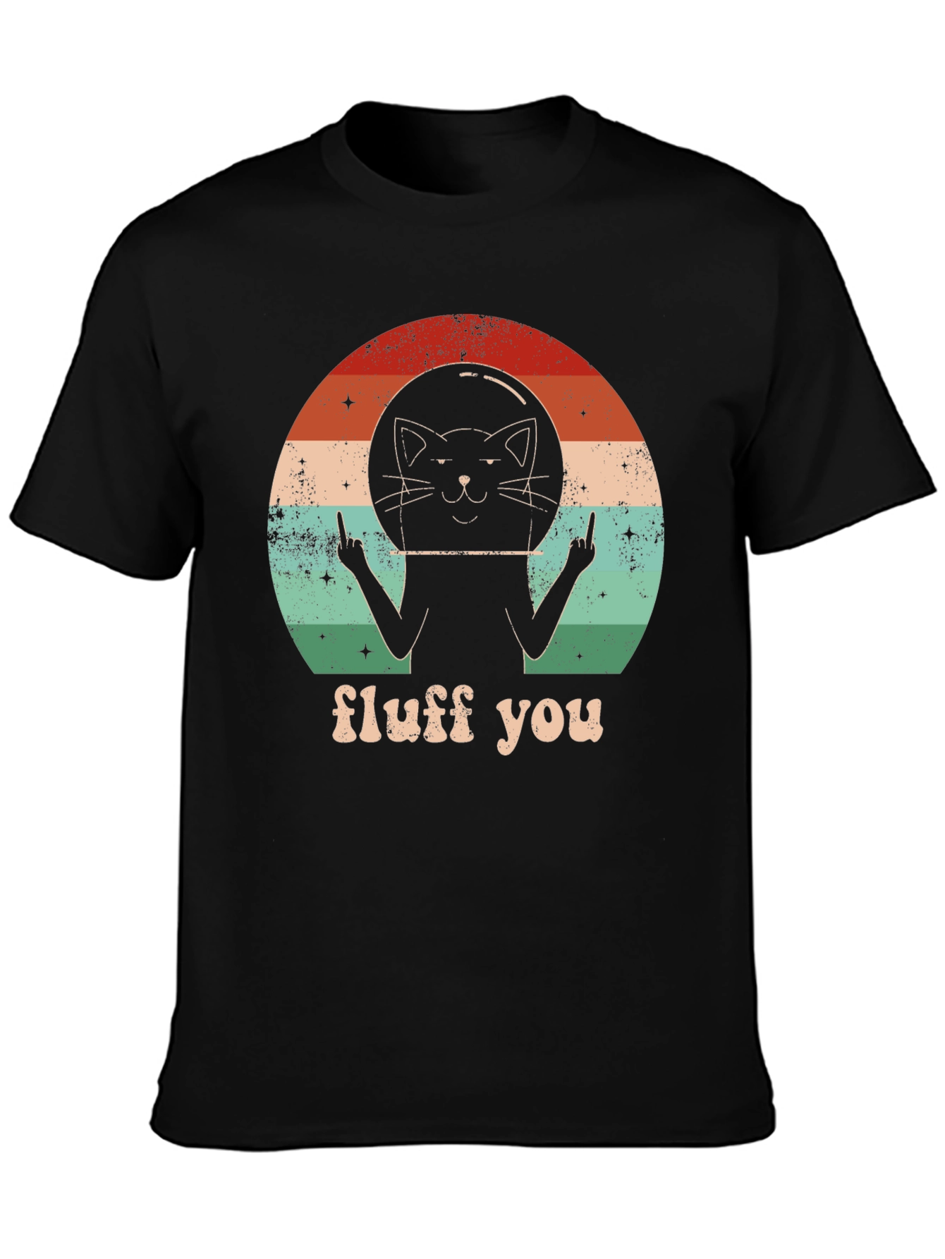 Fluff You Cat Astronaut T-Shirt