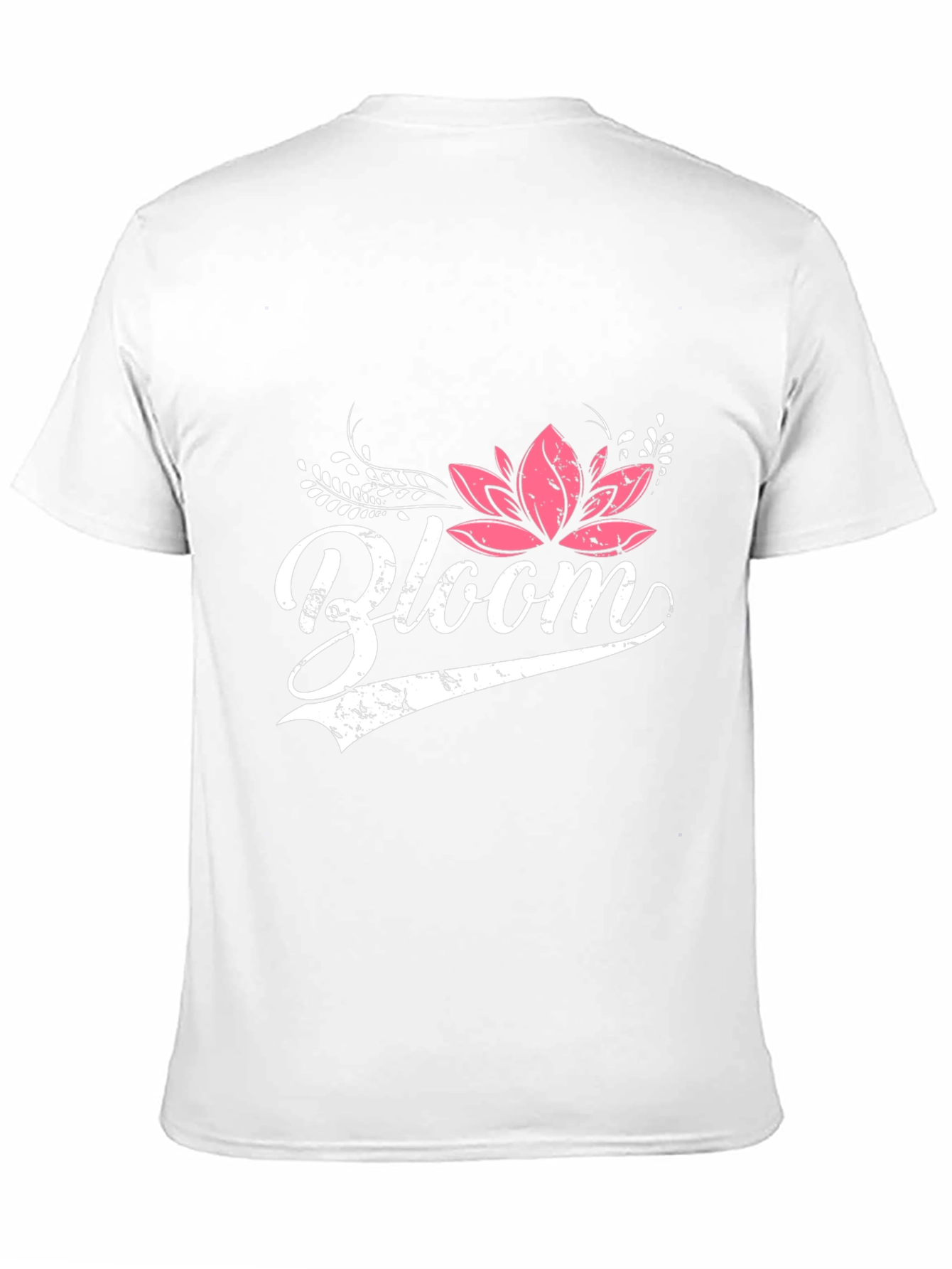 Bloom Graphic Tee - Black Cotton Shirt