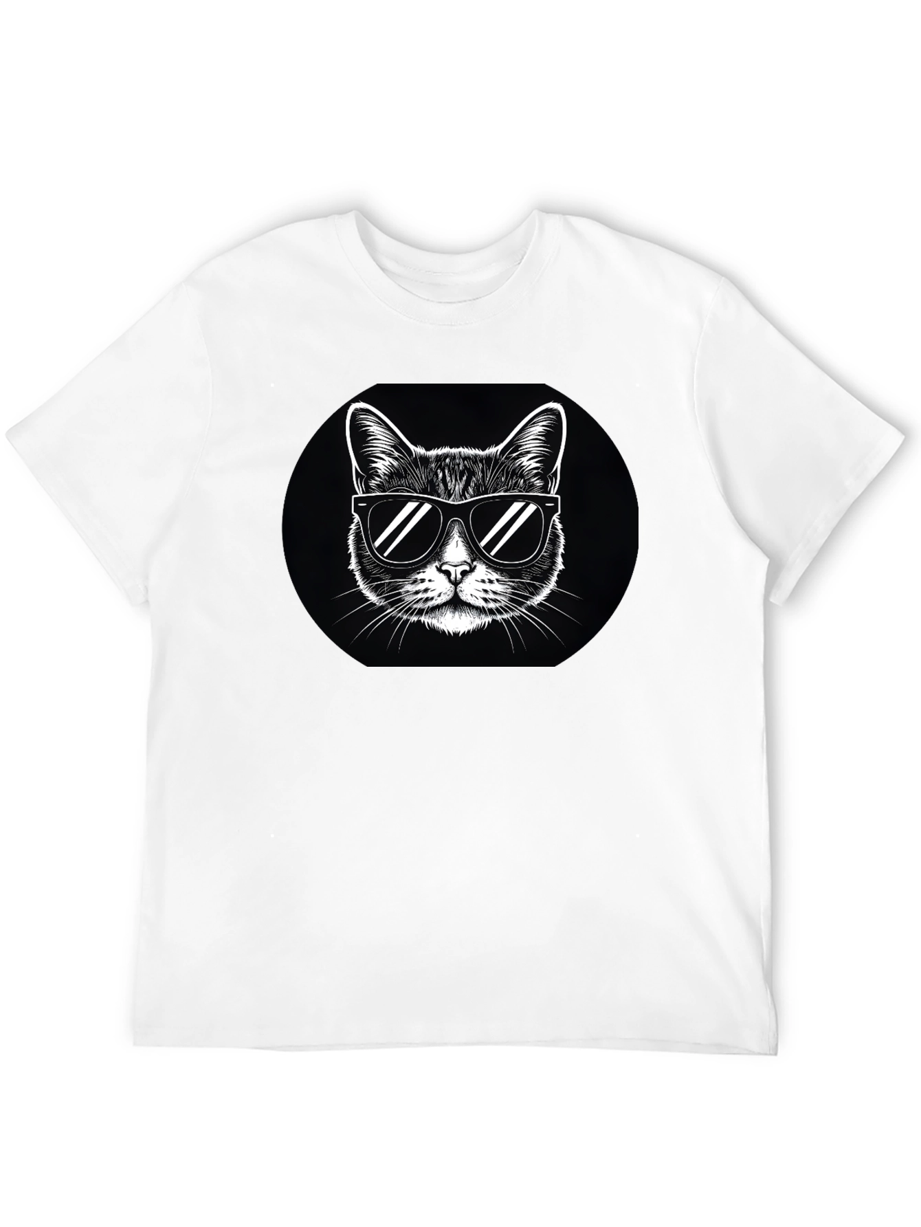 Cool Cat Sunglasses Graphic T-Shirt