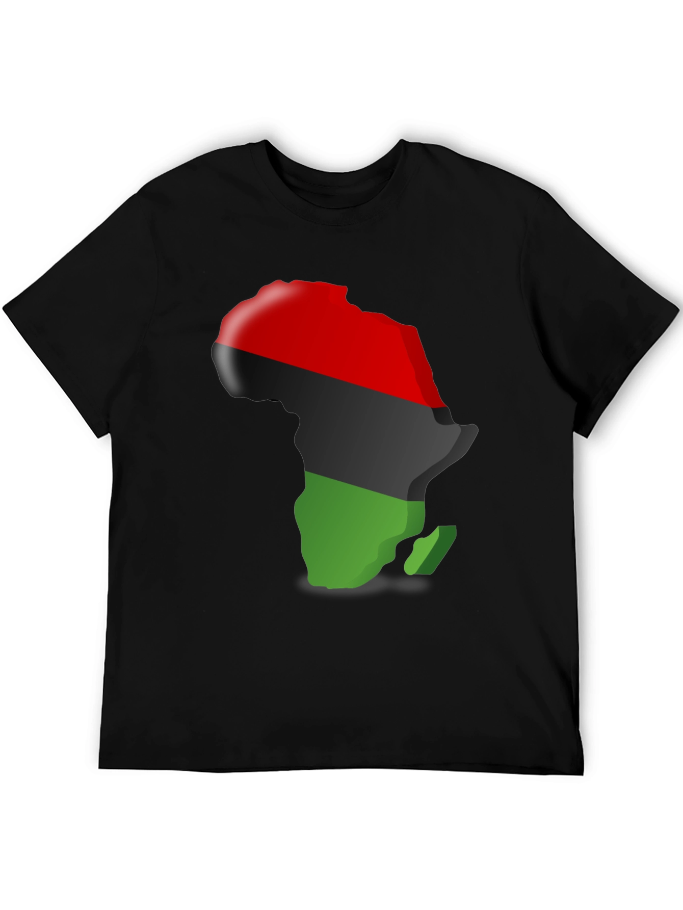 Pan-African Flag Africa Map T-Shirt