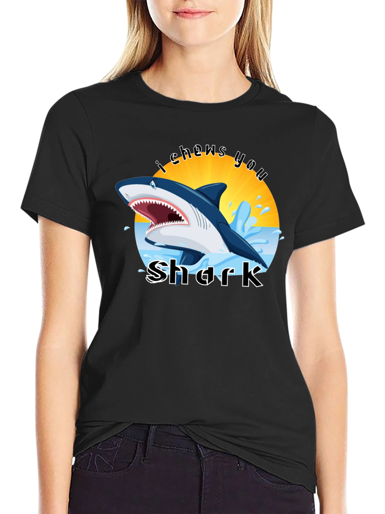 I Chews You Shark Graphic Tee