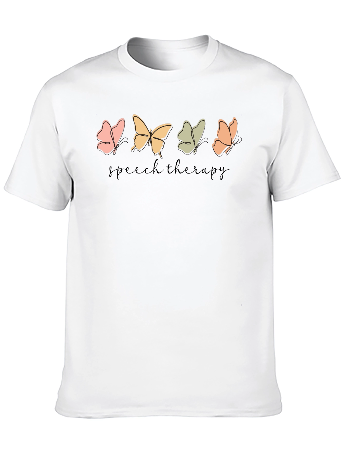 Speech Therapy Butterfly T-Shirt - Therapist Gift