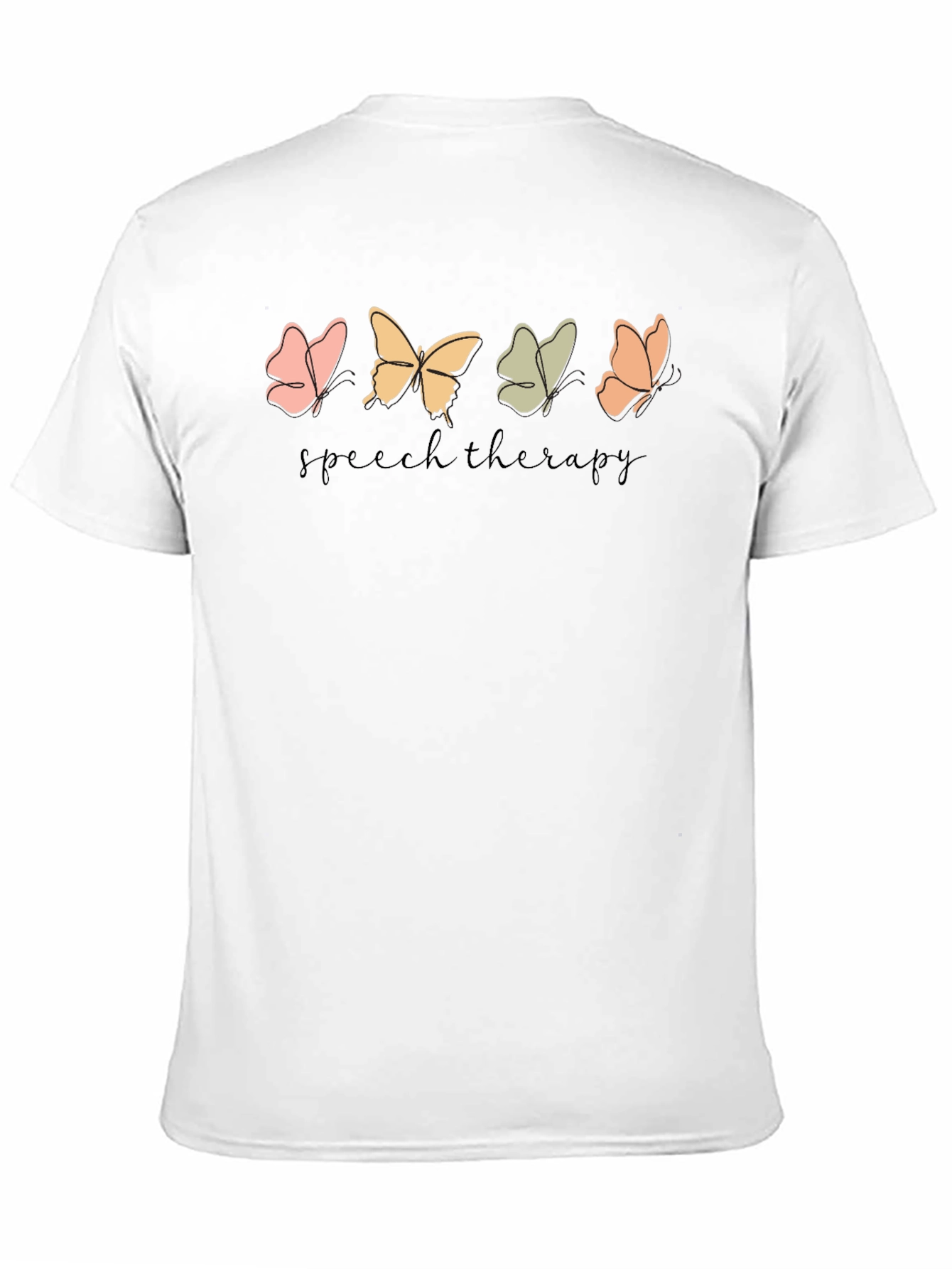 Speech Therapy Butterfly T-Shirt - Therapist Gift