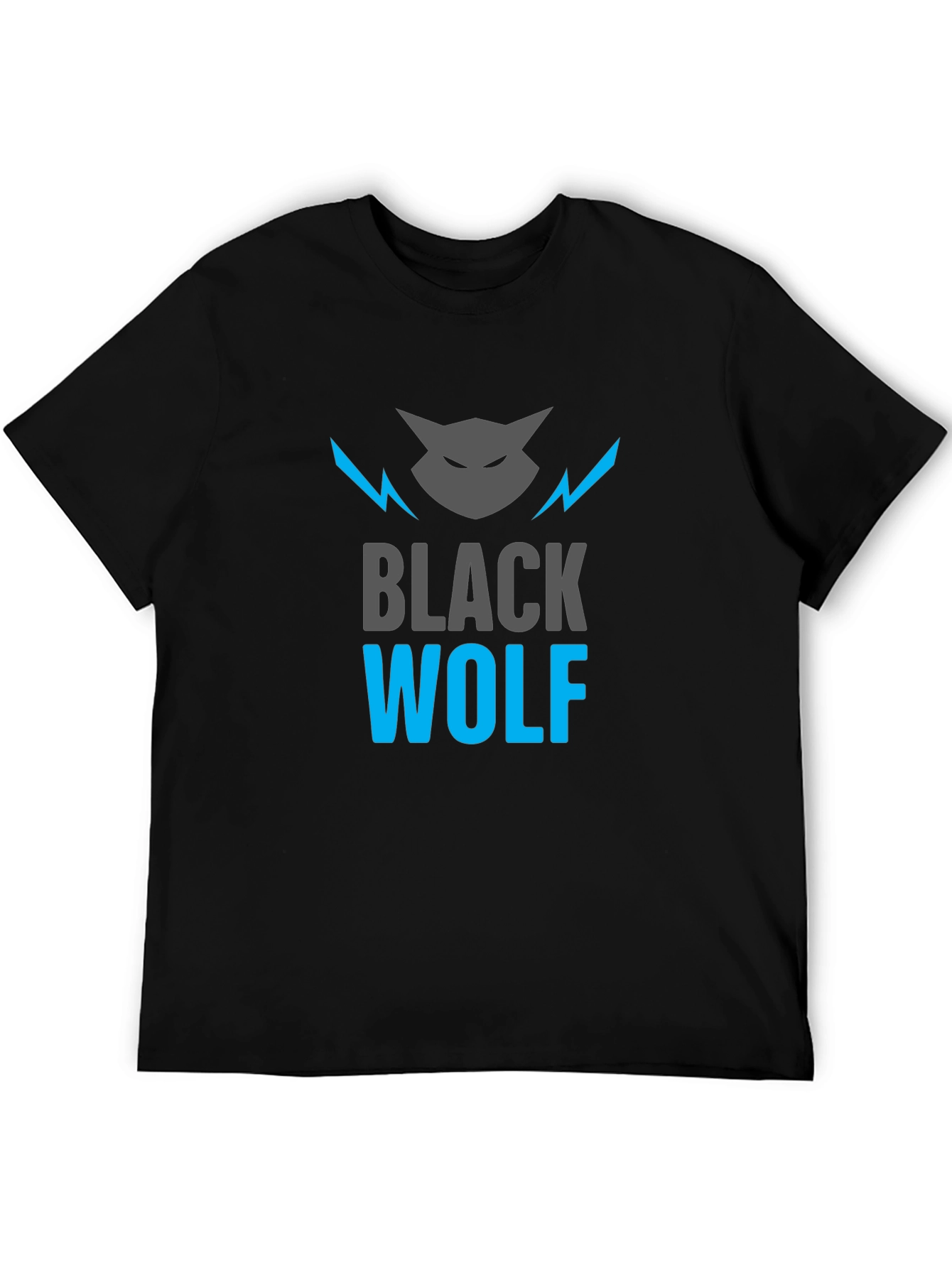 Black Wolf Graphic Tee - Cool Casual Style