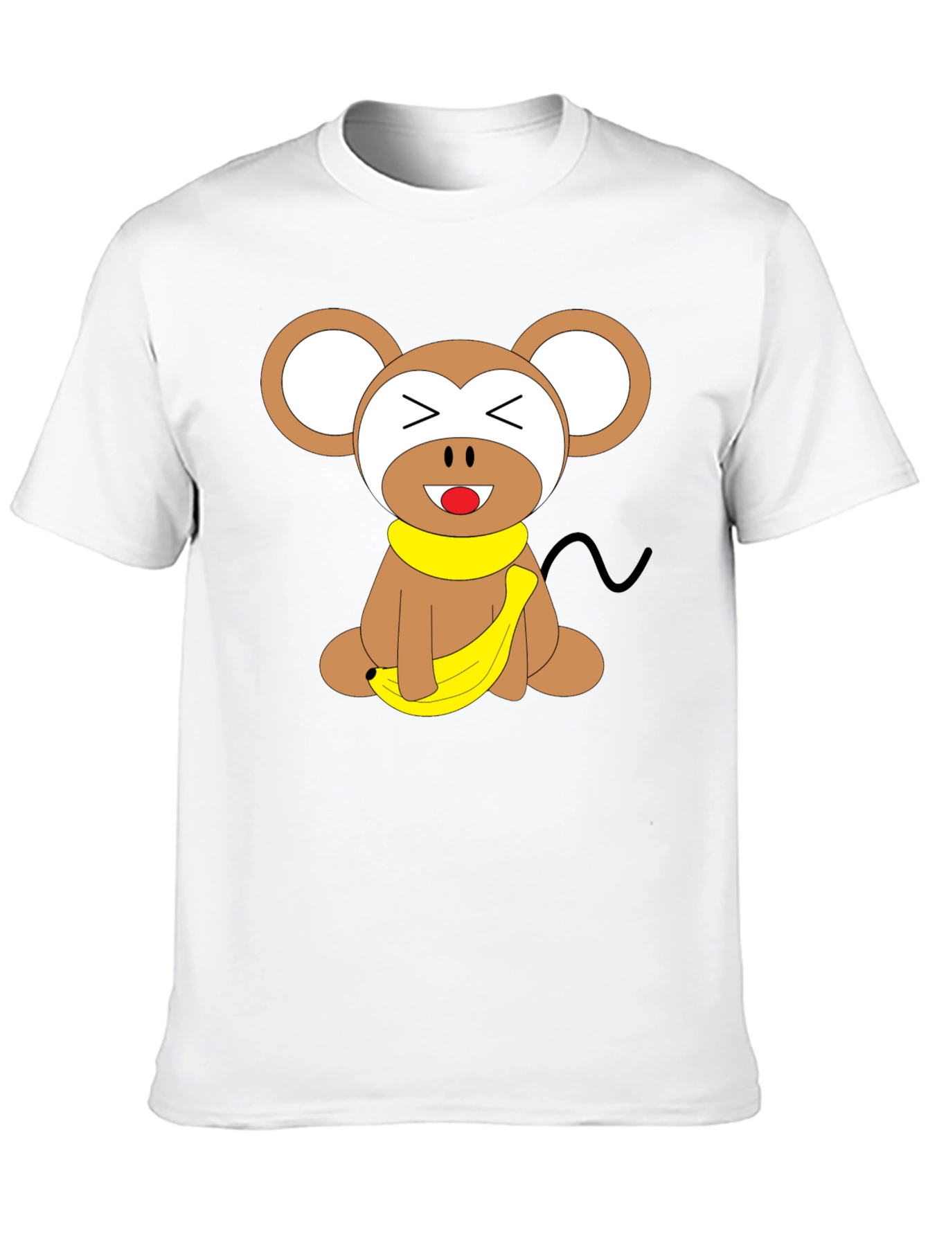 Monkey Banana Graphic T-Shirt - Soft Cotton Tee