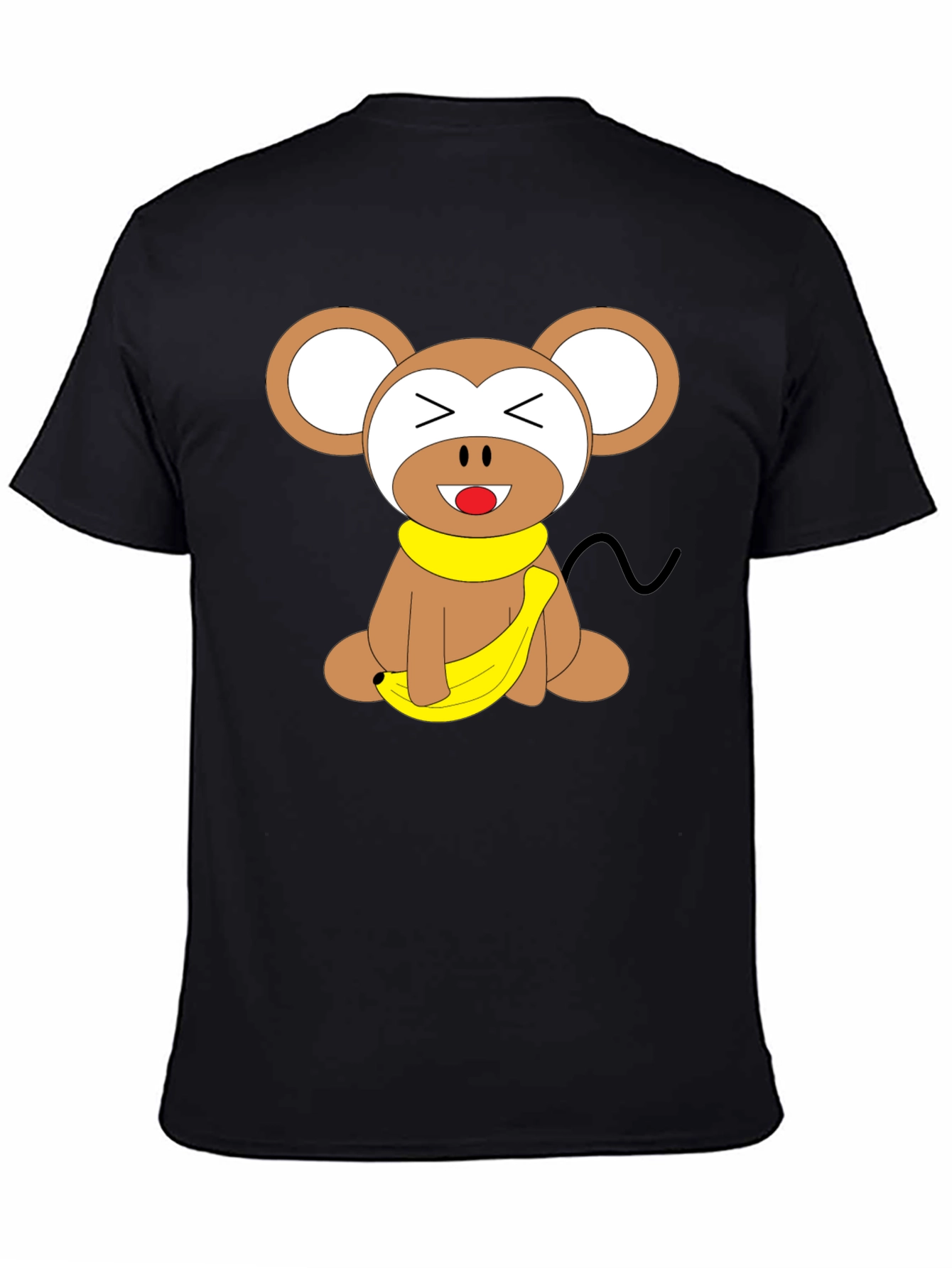 Monkey Banana Graphic T-Shirt - Soft Cotton Tee