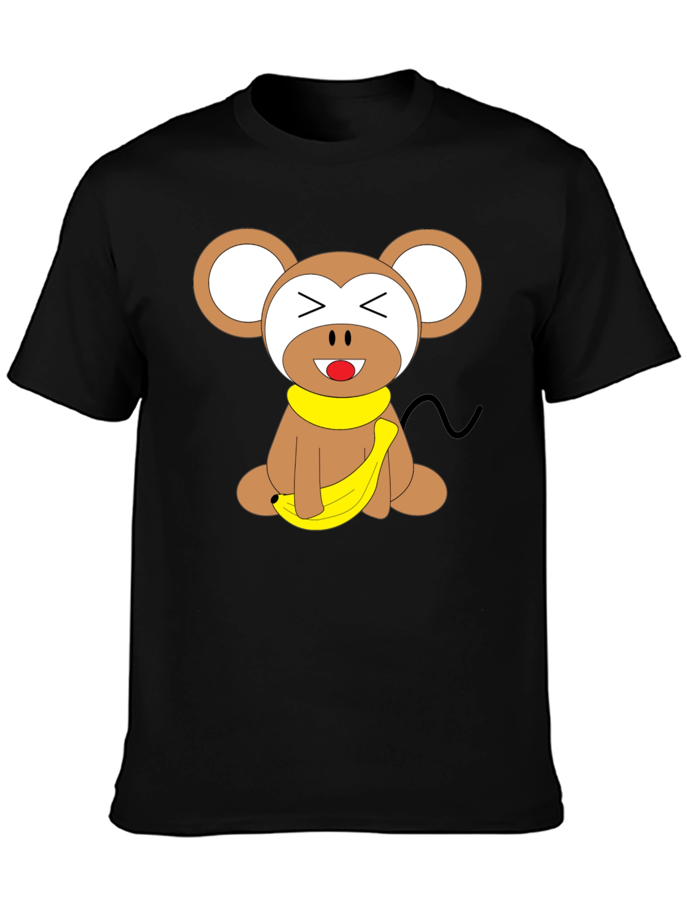 Monkey Banana Graphic T-Shirt - Soft Cotton Tee