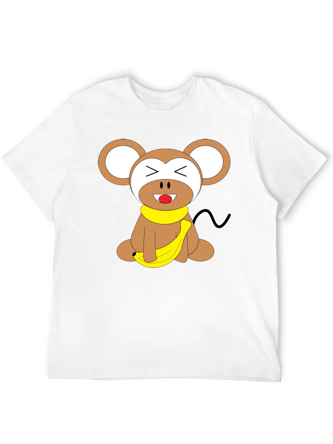 Monkey Banana Graphic T-Shirt - Soft Cotton Tee