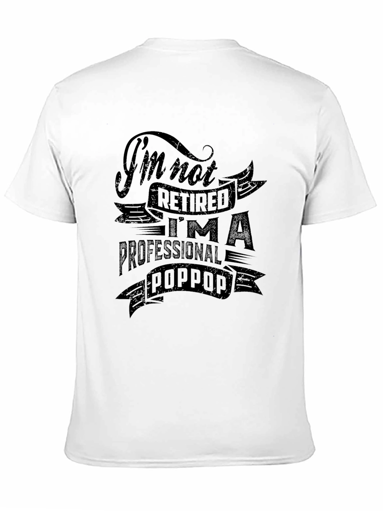 Professional Poppop Black Graphic T-Shirt