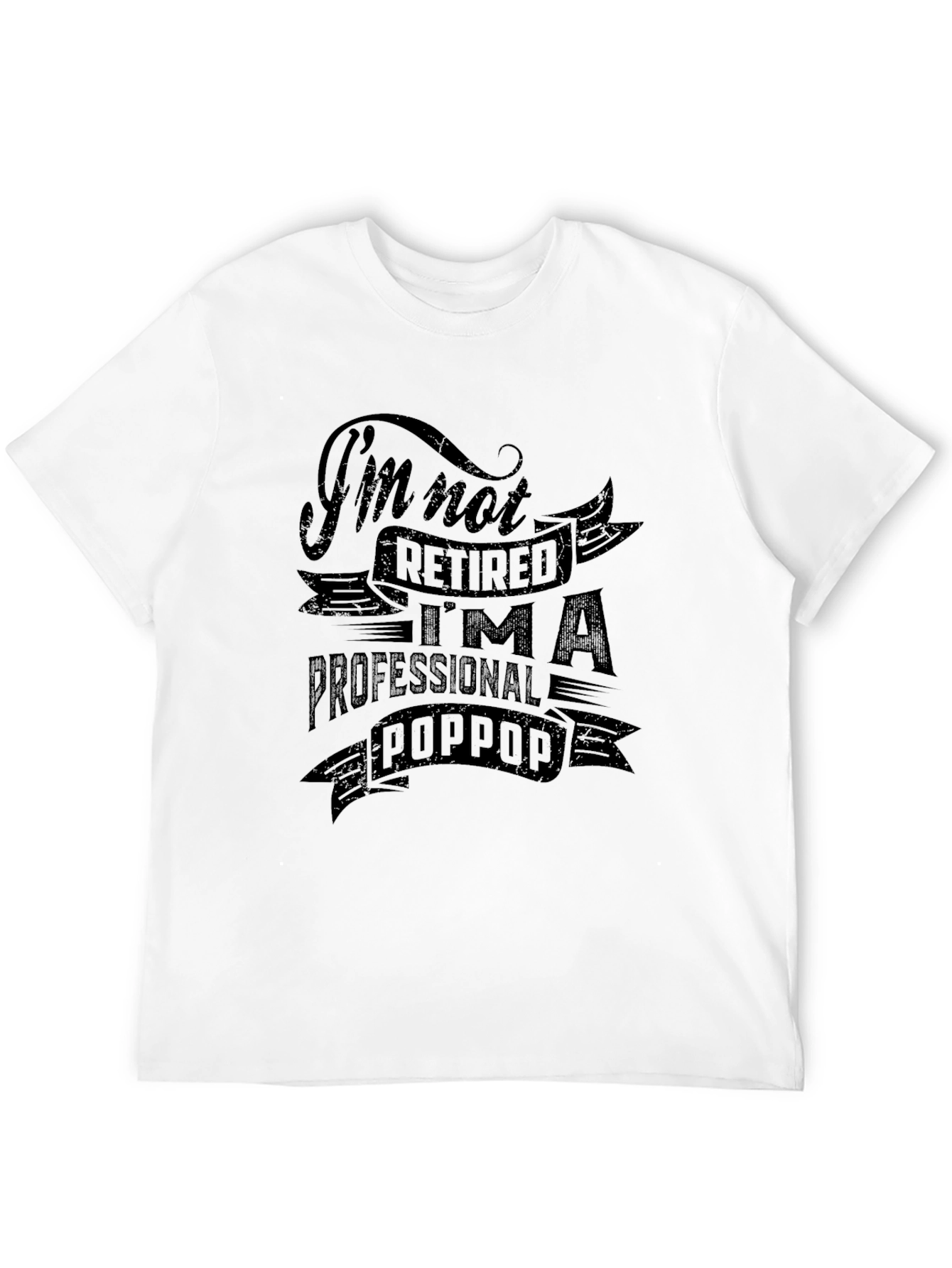 Professional Poppop Black Graphic T-Shirt