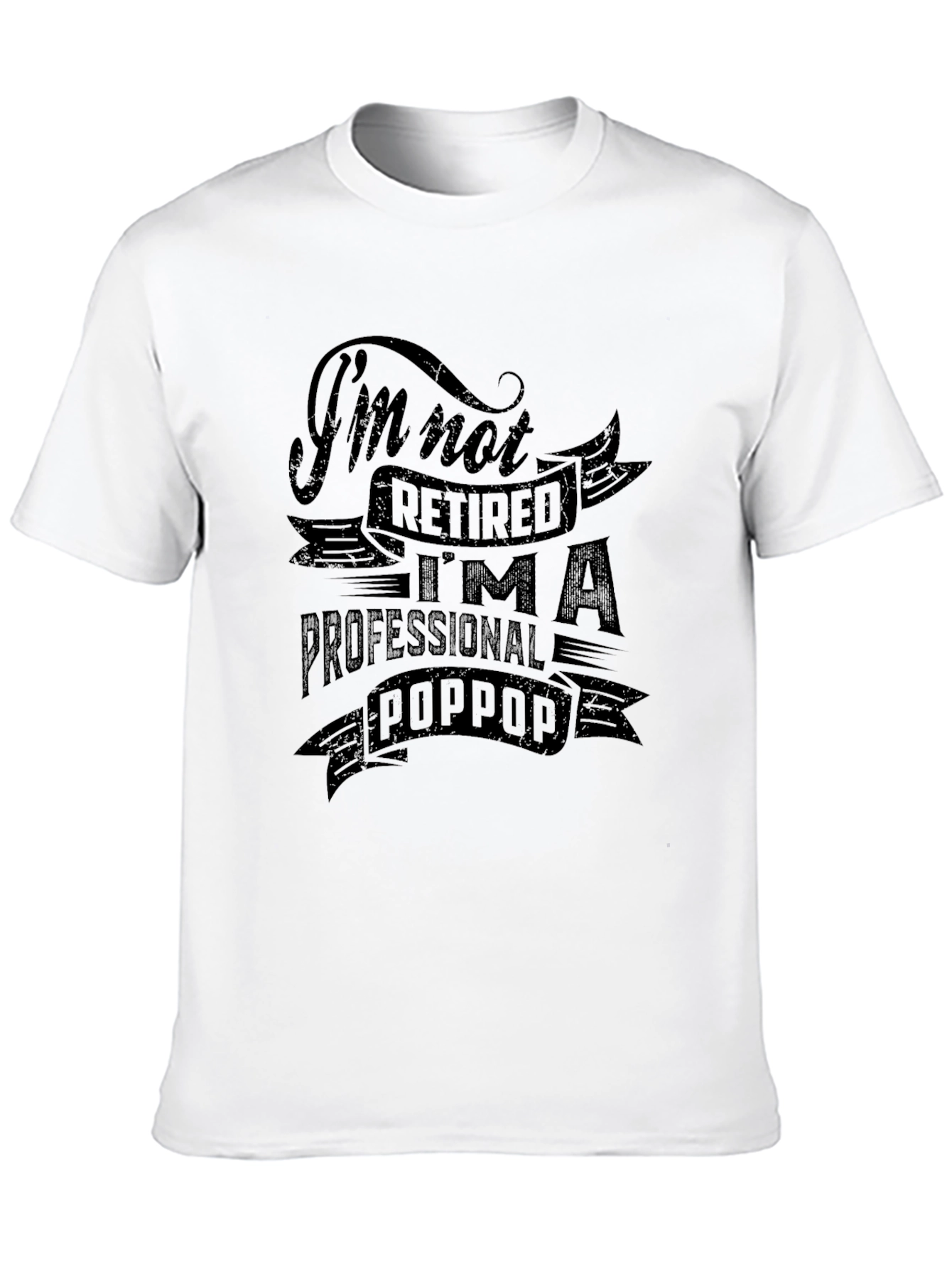 Professional Poppop Black Graphic T-Shirt
