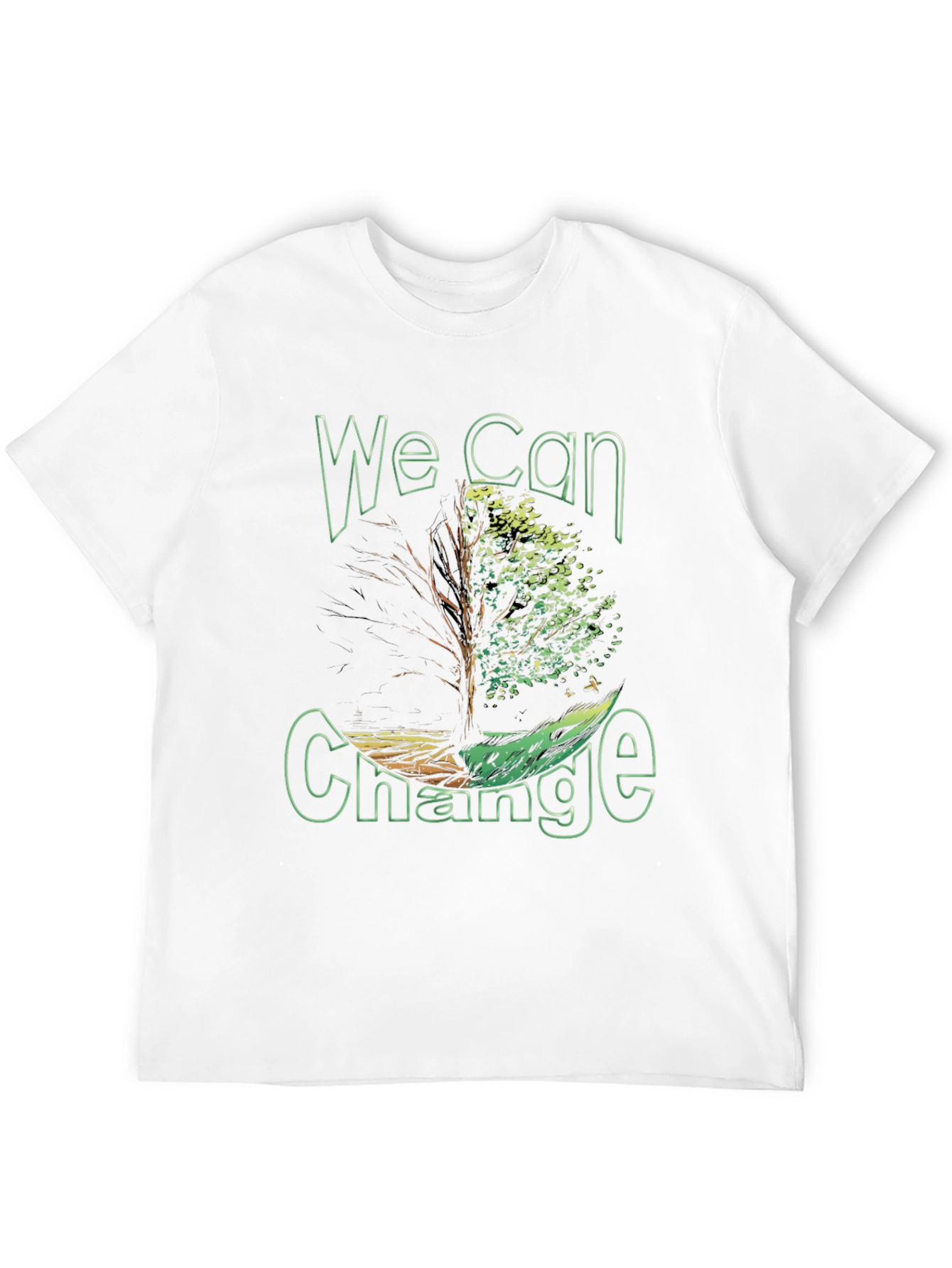 Eco-Friendly We Can Change Graphic Tee