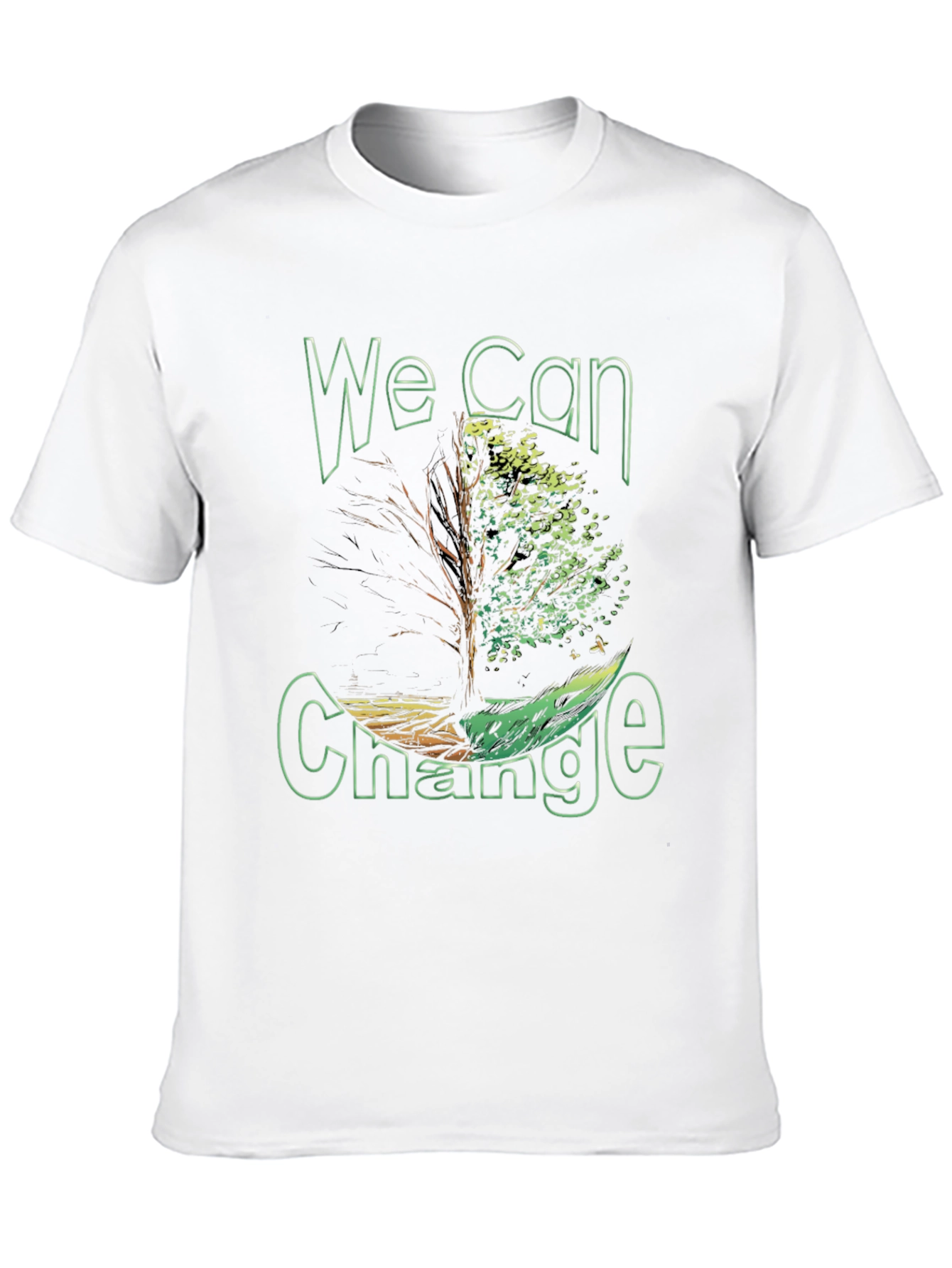 Eco-Friendly We Can Change Graphic Tee