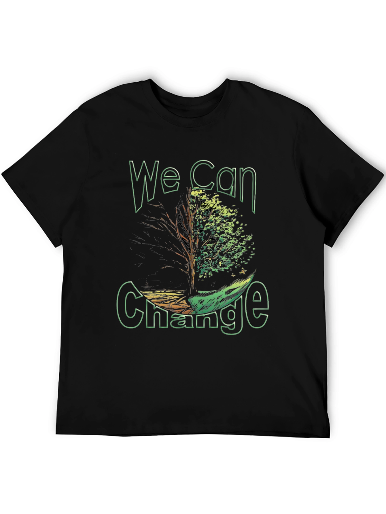 Eco-Friendly We Can Change Graphic Tee