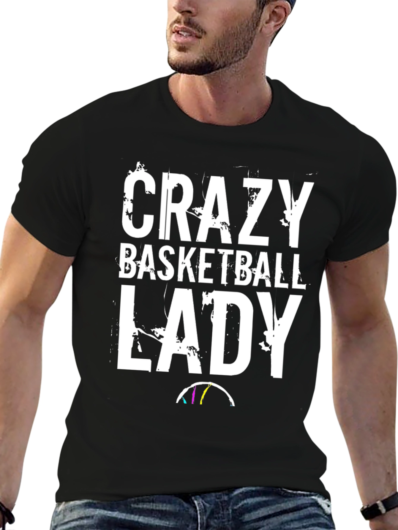 Crazy Basketball Lady T-Shirt