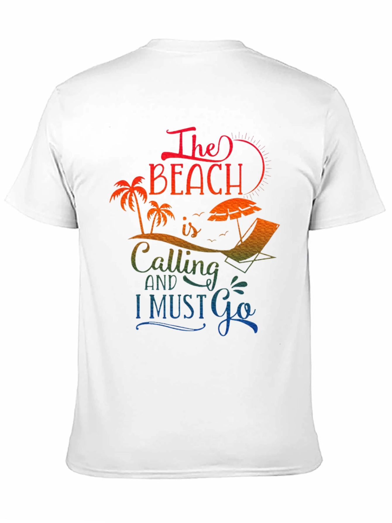 Beach Calling Graphic Tee - Summer Vacation Shirt