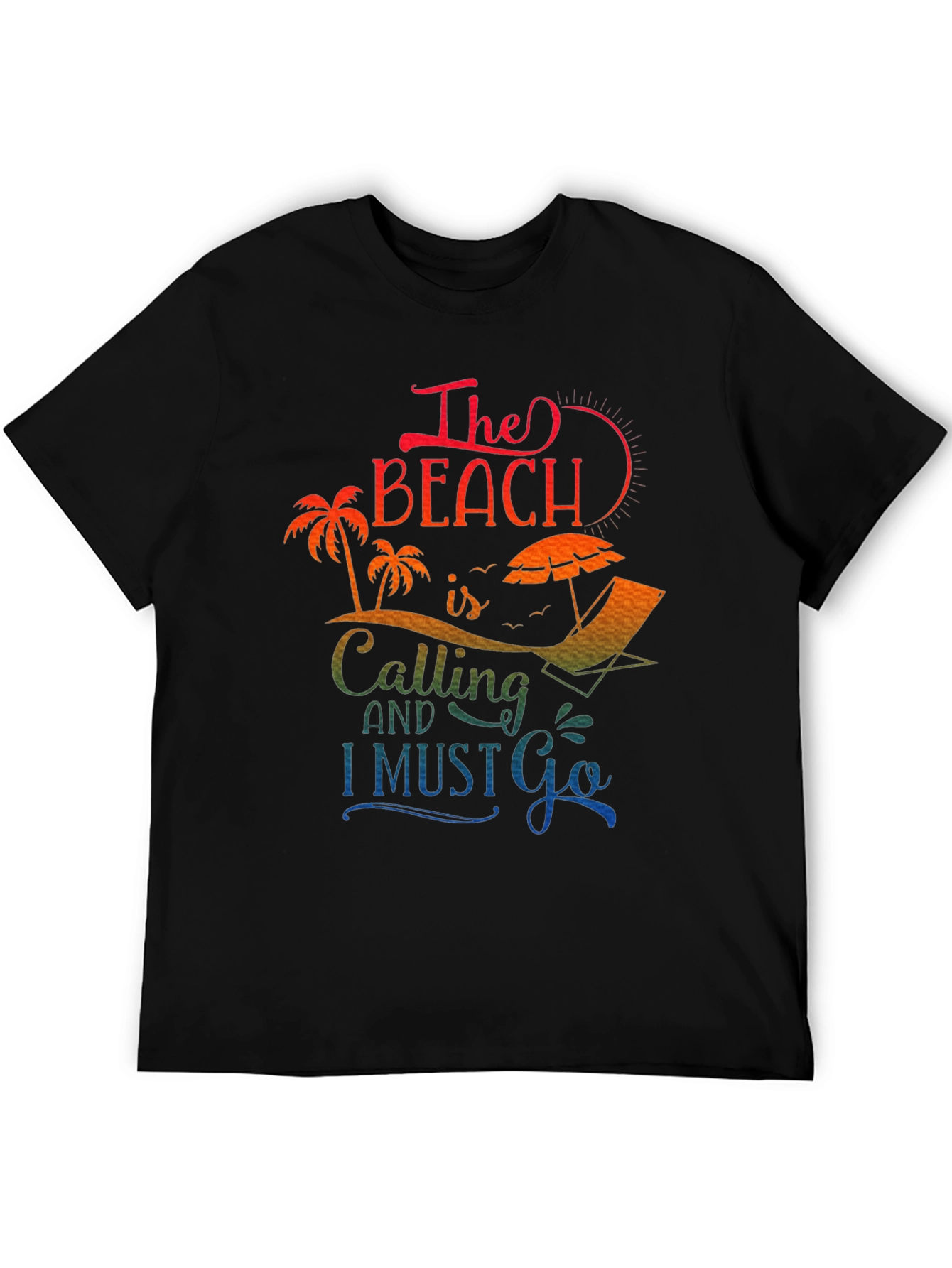 Beach Calling Graphic Tee - Summer Vacation Shirt