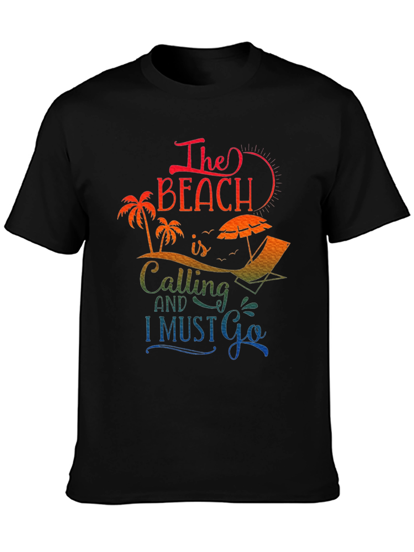 Beach Calling Graphic Tee - Summer Vacation Shirt
