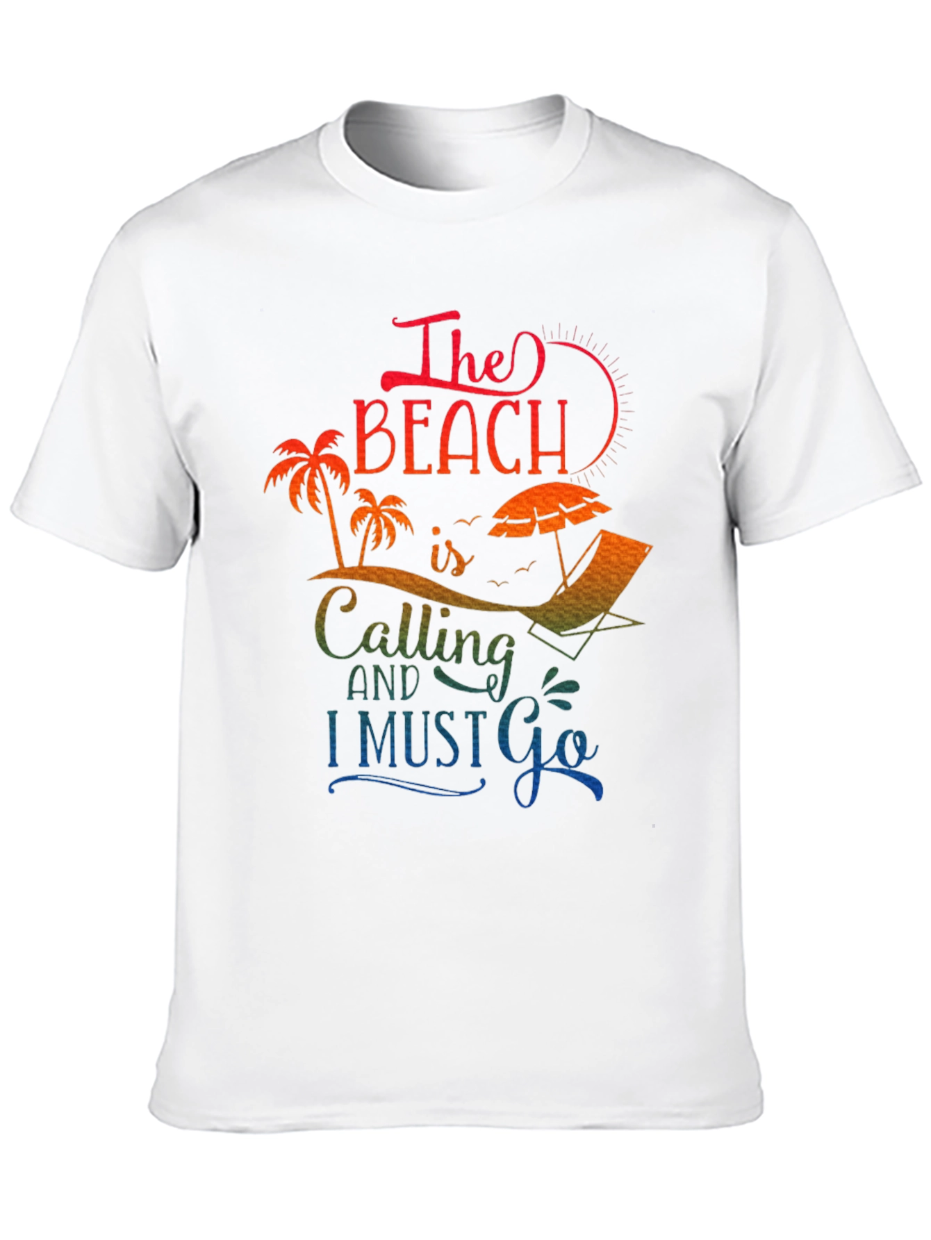 Beach Calling Graphic Tee - Summer Vacation Shirt