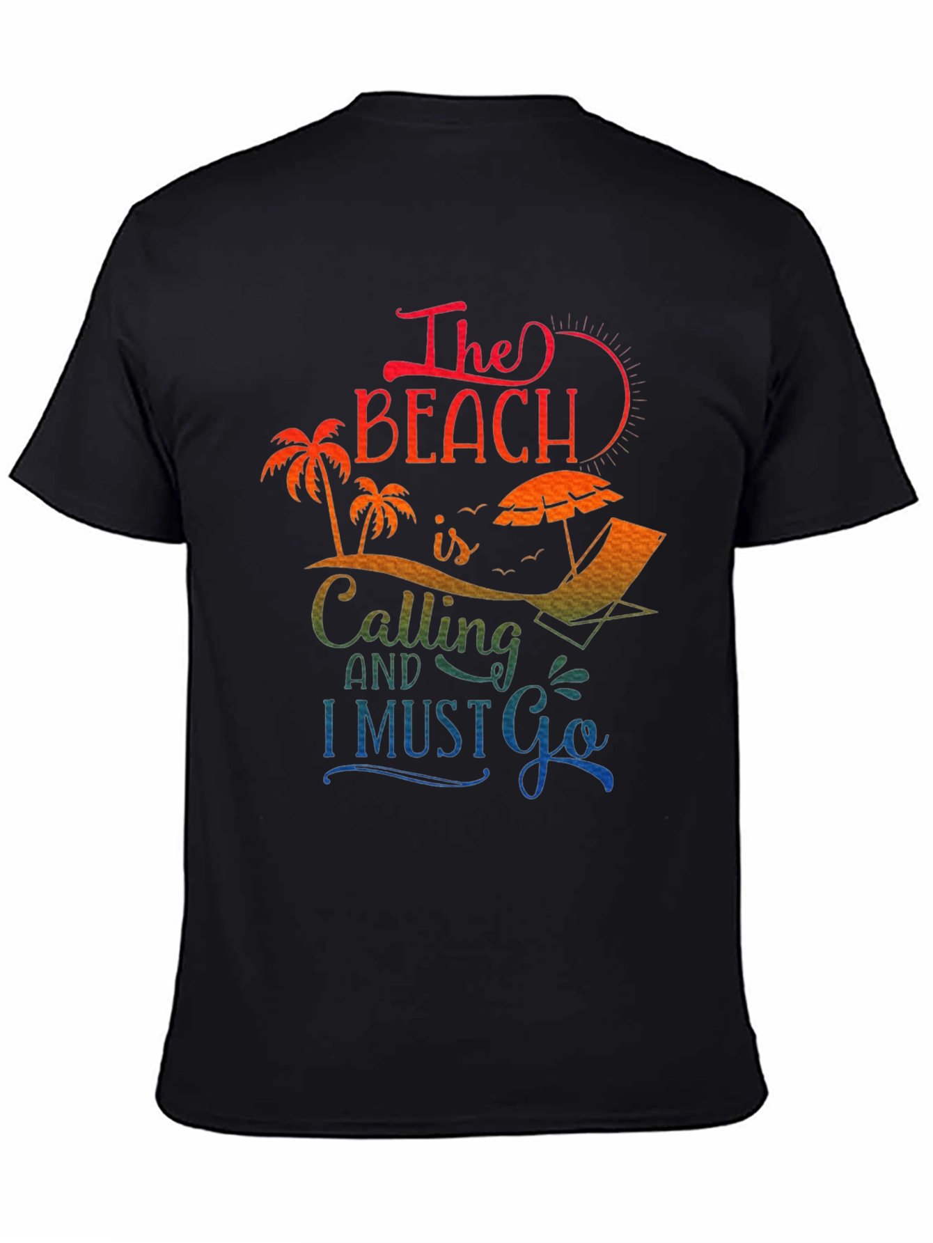 Beach Calling Graphic Tee - Summer Vacation Shirt