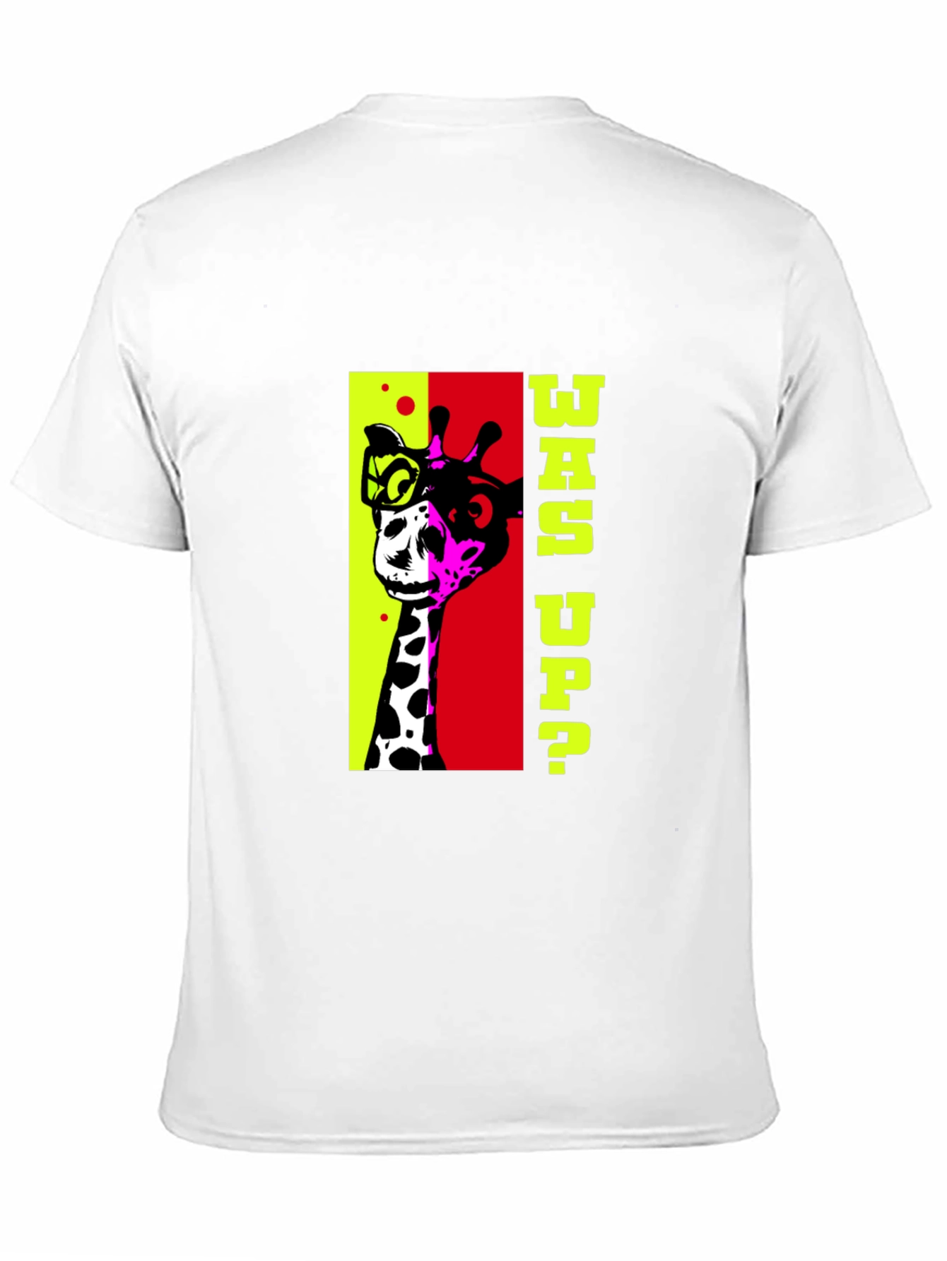 Cool Giraffe Graphic Tee - Mens Black T-Shirt