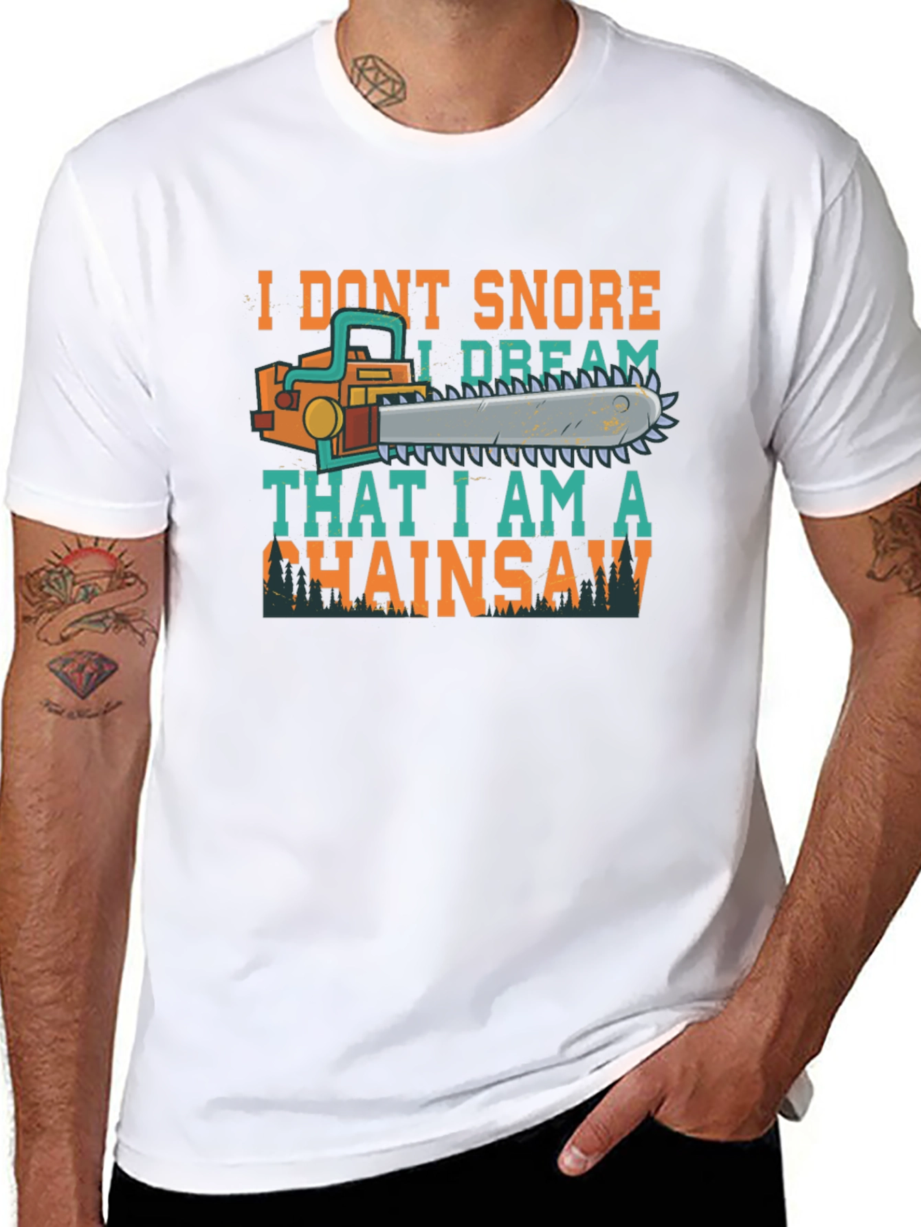 I Dream That I Am a Chainsaw Graphic Tee