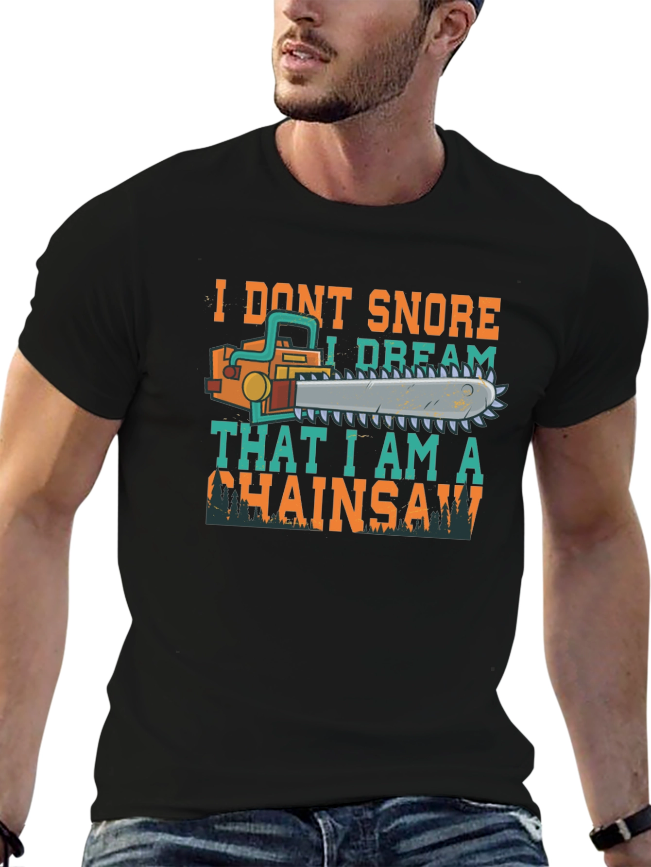 I Dream That I Am a Chainsaw Graphic Tee