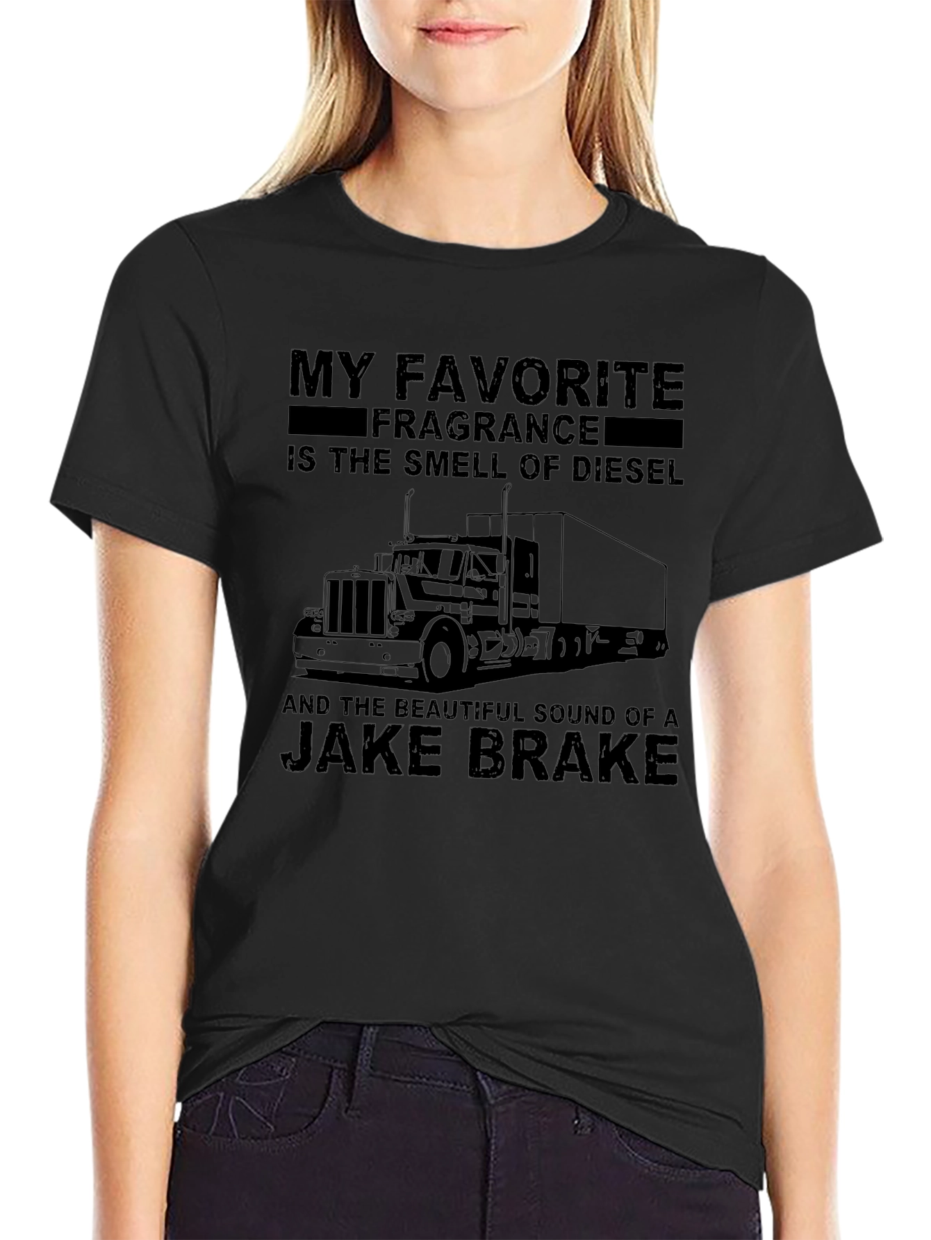Diesel Smell Jake Brake T-Shirt - Trucker Gift
