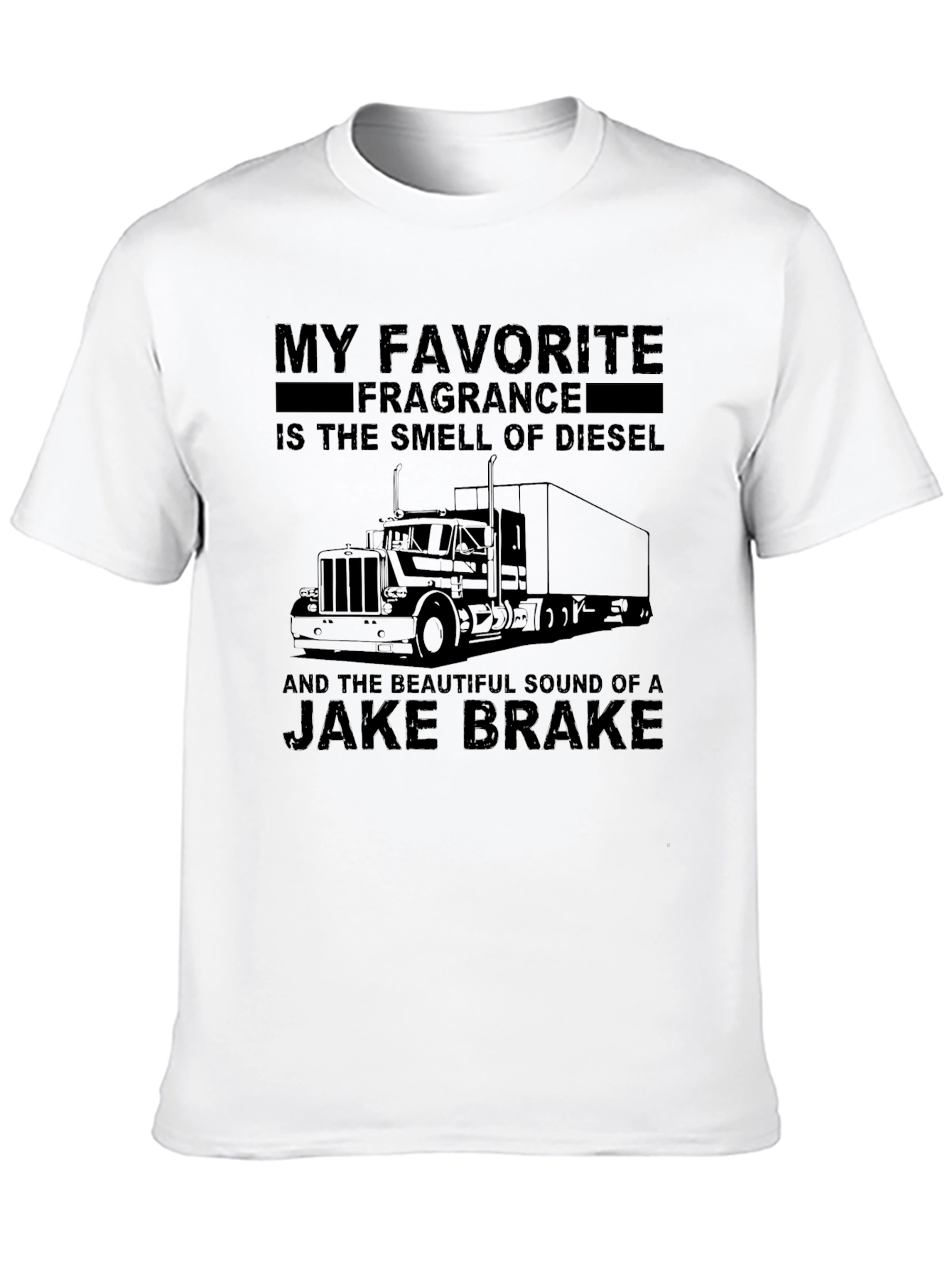 Diesel Smell Jake Brake T-Shirt - Trucker Gift