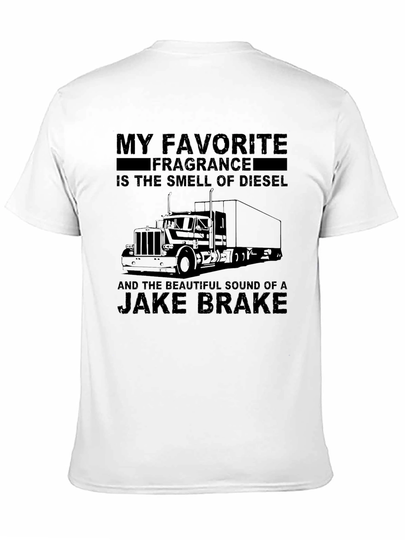 Diesel Smell Jake Brake T-Shirt - Trucker Gift