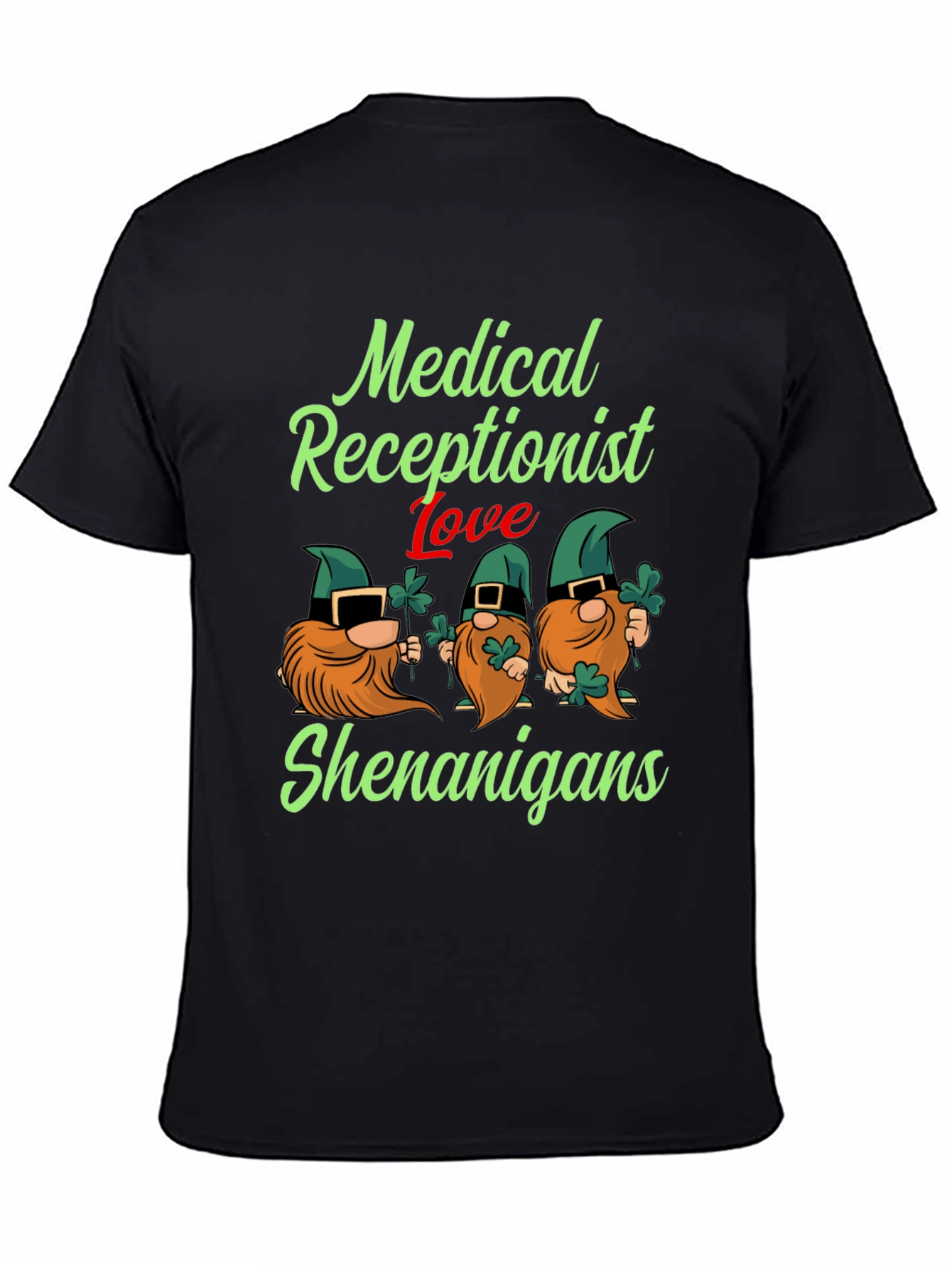 Medical Receptionist St. Patricks Day T-Shirt