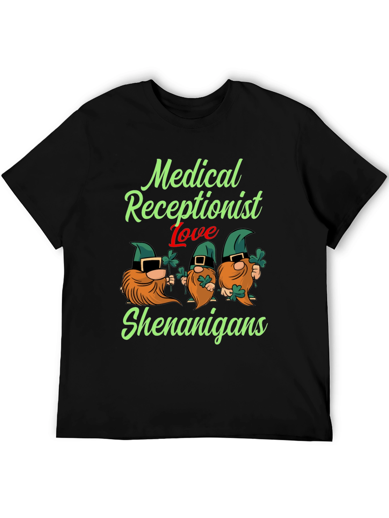 Medical Receptionist St. Patricks Day T-Shirt