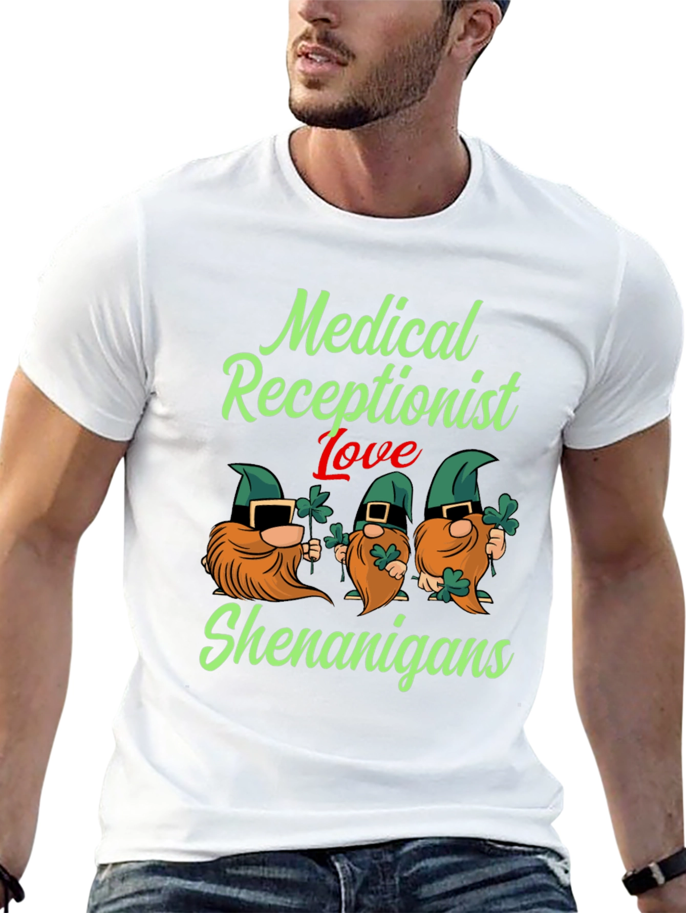 Medical Receptionist St. Patricks Day T-Shirt